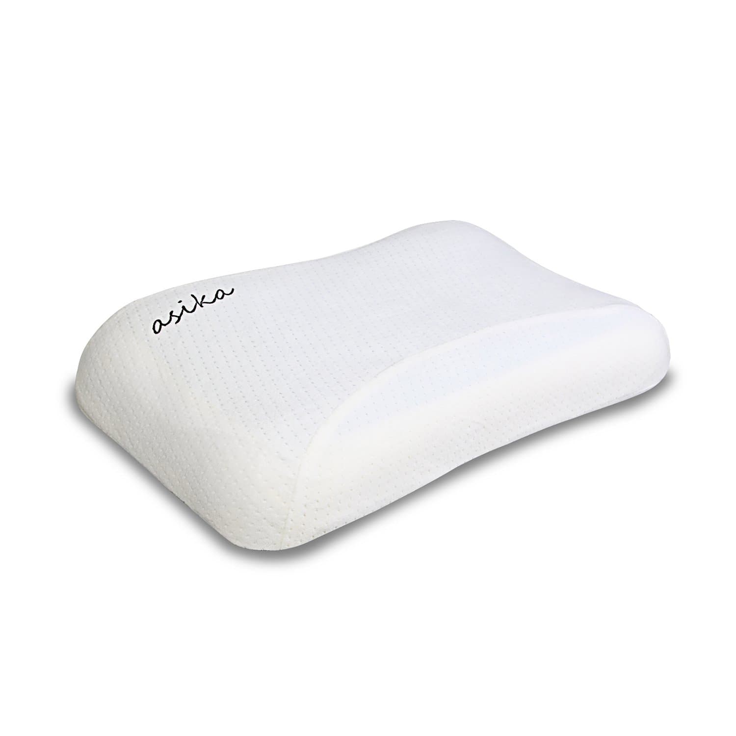 Contour Memory Foam Pillow Asika with Cooling Gel Washable Cover Queen Size Best Pillows for Neck Pain and Headaches