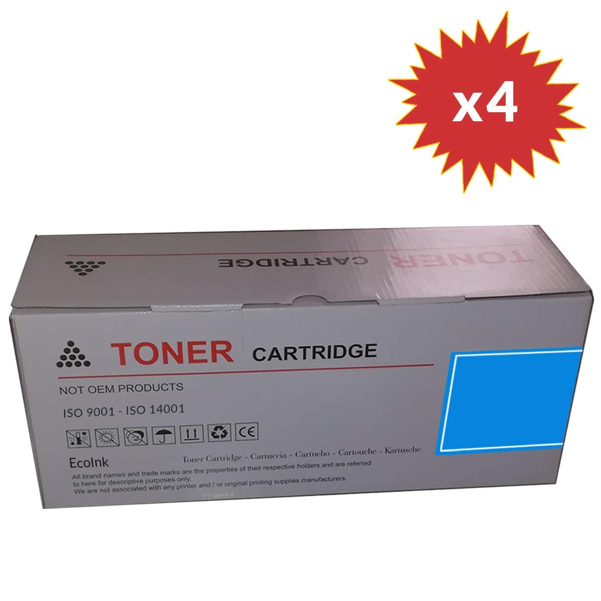 Set of 4 Compatible Toner Cartridge for Kyocera/Mita FS-1020 Black Set of 4 x 7200 p. | TK18 / TK18 / 370QB0KX / 02FM0EU0 / 0T2FM0EU / 1T02FM0EU0 / 1TT2FM0EU0 / 2FM0EU0 / T2FM0EU |