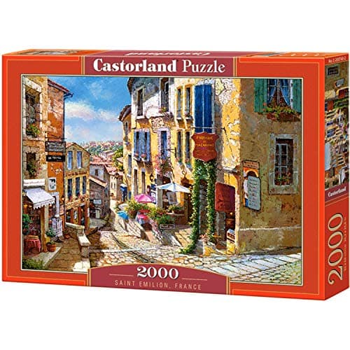 Jigsaw Puzzles for Adults - Europe Puzzle - 2000 Piece Puzzles - Saint EMILION, France - Difficult Family Puzzles - Puzzle Scenery - Puzzle Art