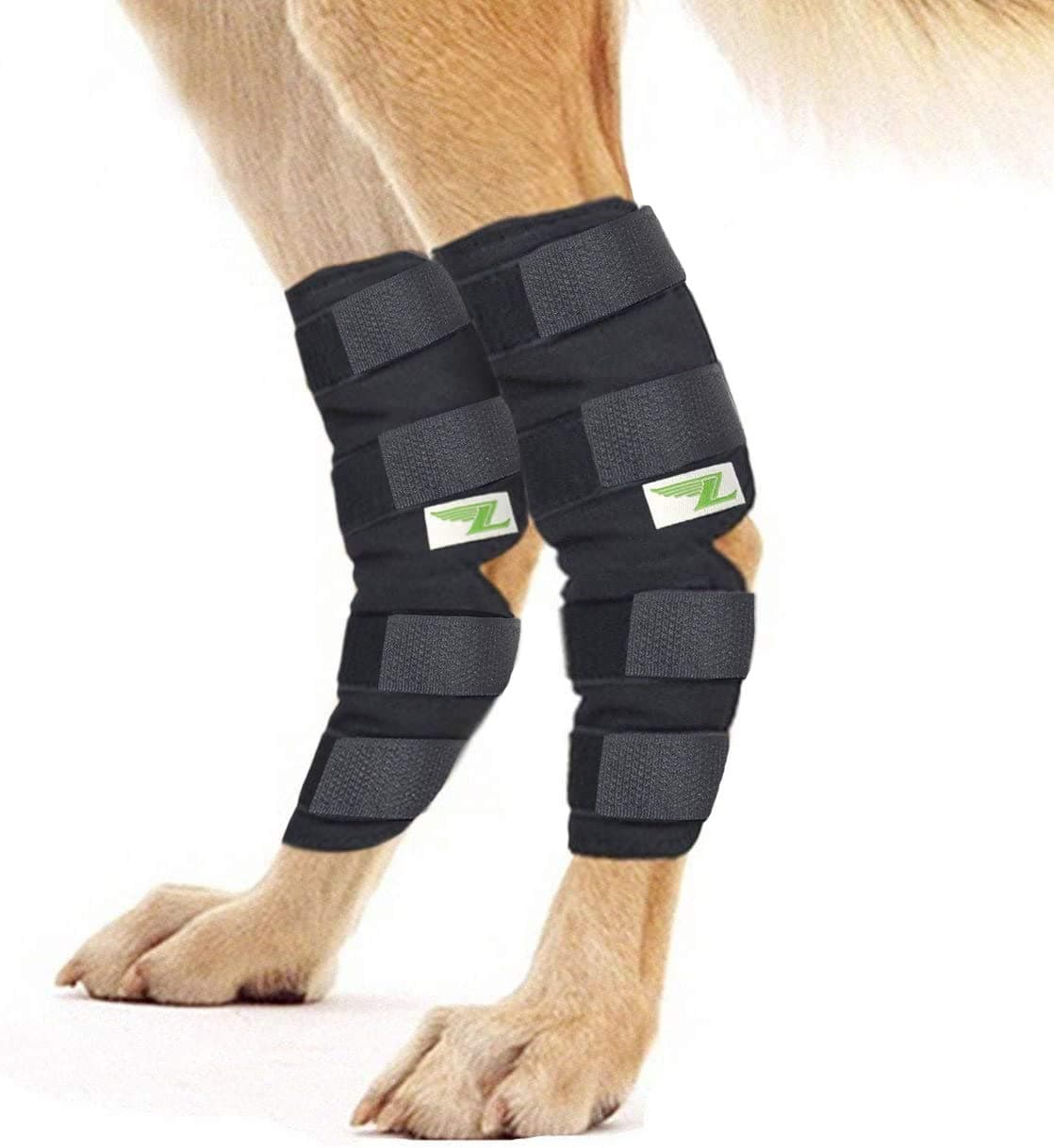 Rear Dog Leg Brace One Pair Heals Hock Joint Wrap Sleeve for Hind Legs(M/Long)