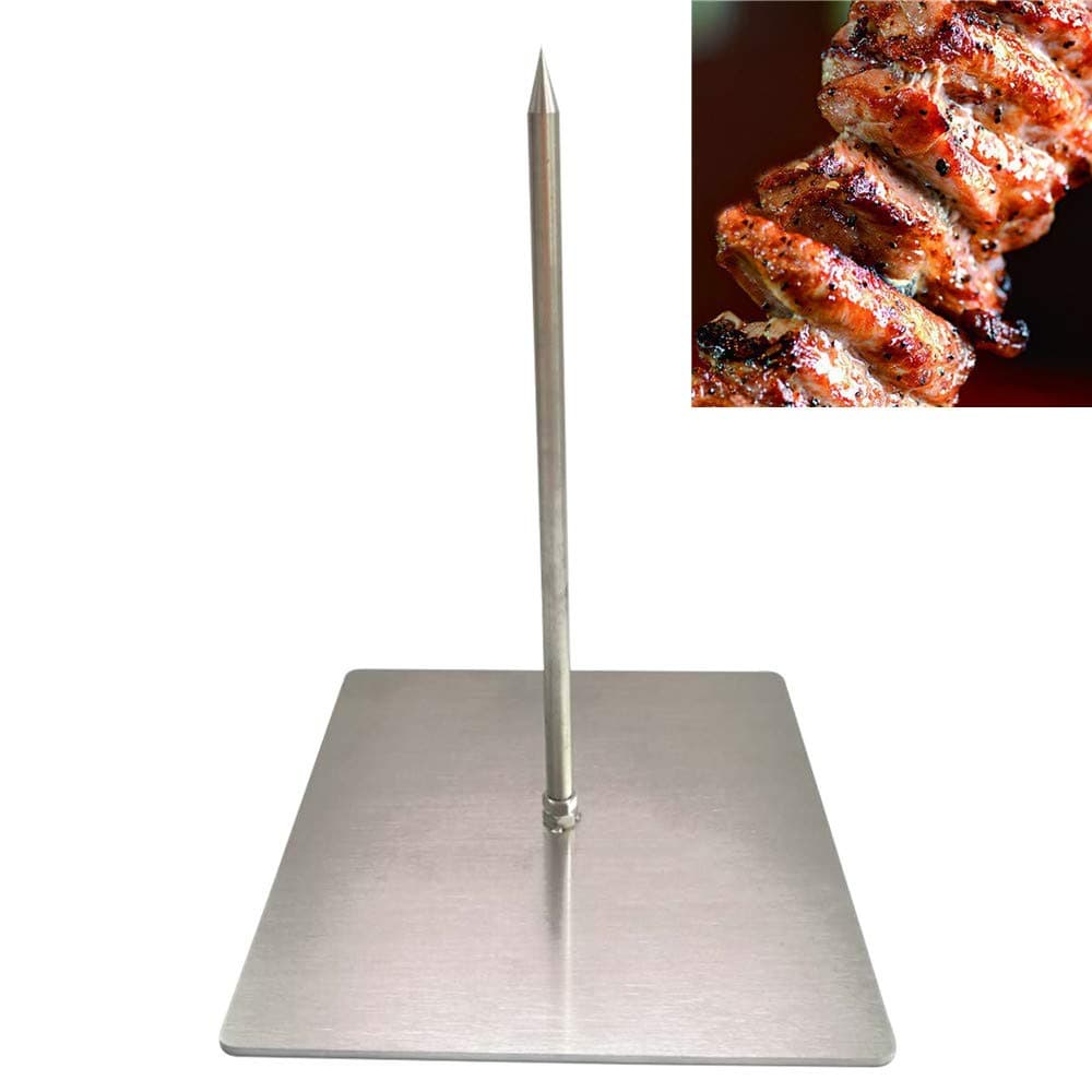 H&W New Upgraded Version Brazilian Gojo Barbecue Skewers ，Vertical Skewer Grill，Barbecue Grilling Rack Meat Spit (Small)