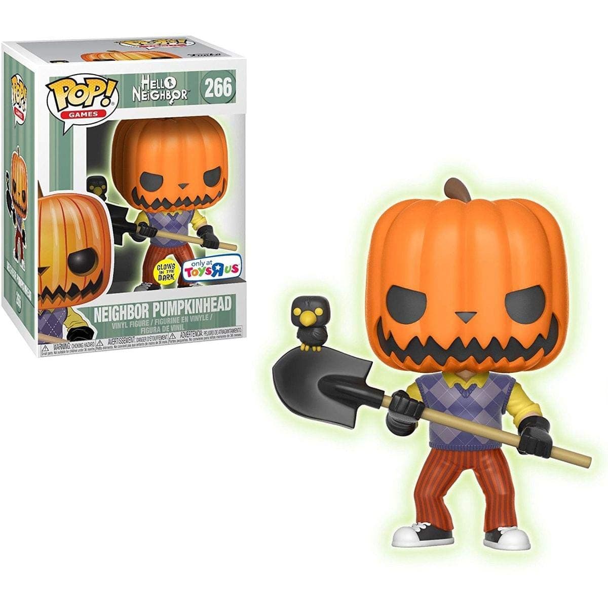 Hello Neighbor POP! Games Vinyl Figure Pumpkin Head GITD 9 cm Funko Mini figures