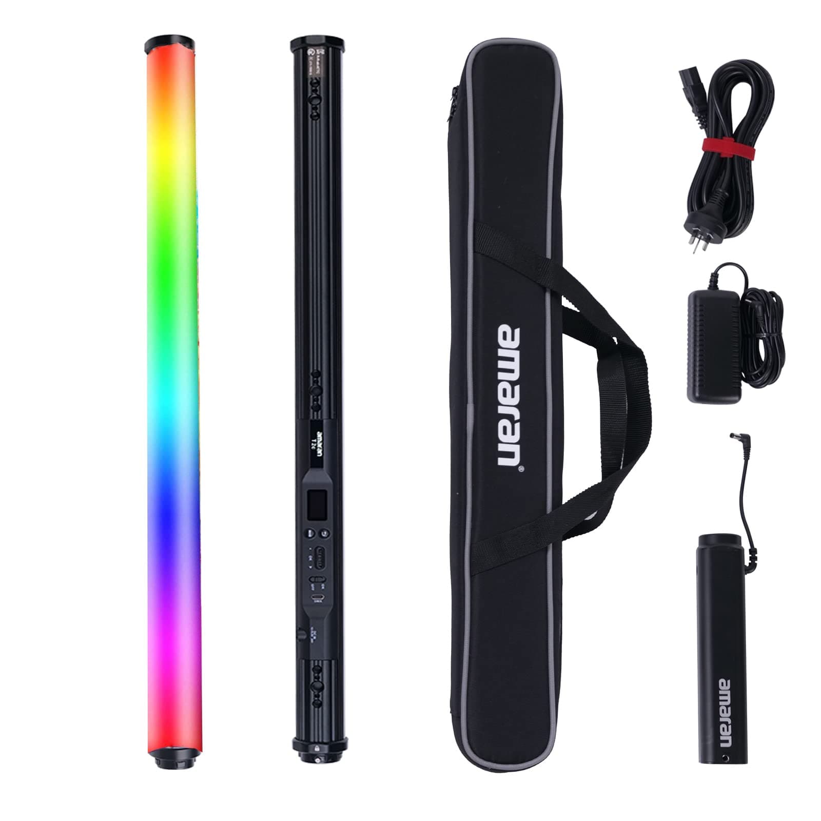 Aputure Amaran T2C RGBWW LED Tube Light 2500K to 7500K, Support APP and DMX Control (T2C 20W 23.6"/60CM)