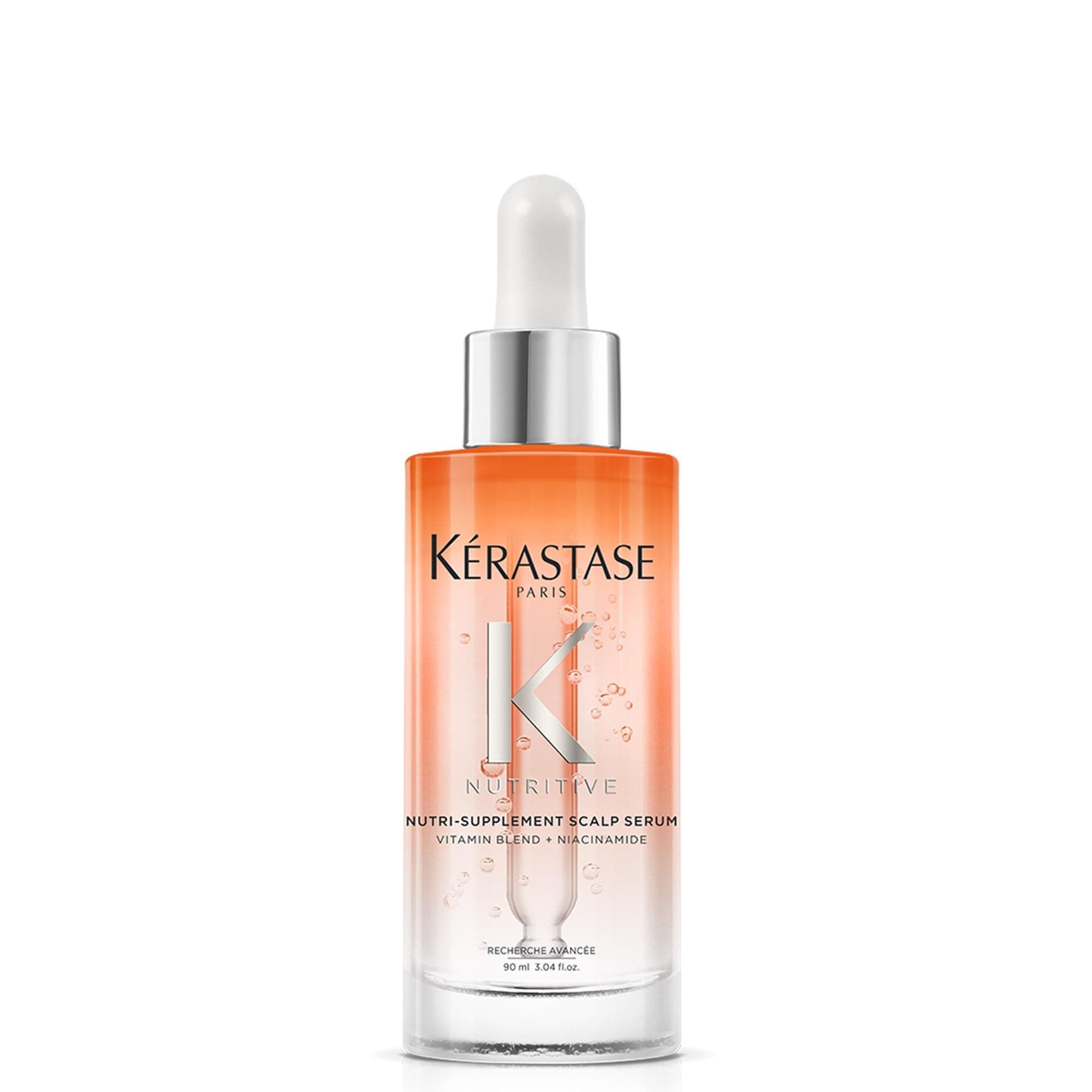 Nutritive Hydrating Scalp Serum For Dry Hair - With Niacinamide and Vitamins, Moisturising and Revitalising, Fast Absorbing and Non Greasy, 90 ml