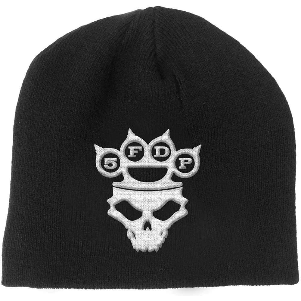 Five Finger Death Punch Unisex Beanie Hat Knuckle-Duster Logo & Skull Multicoloured