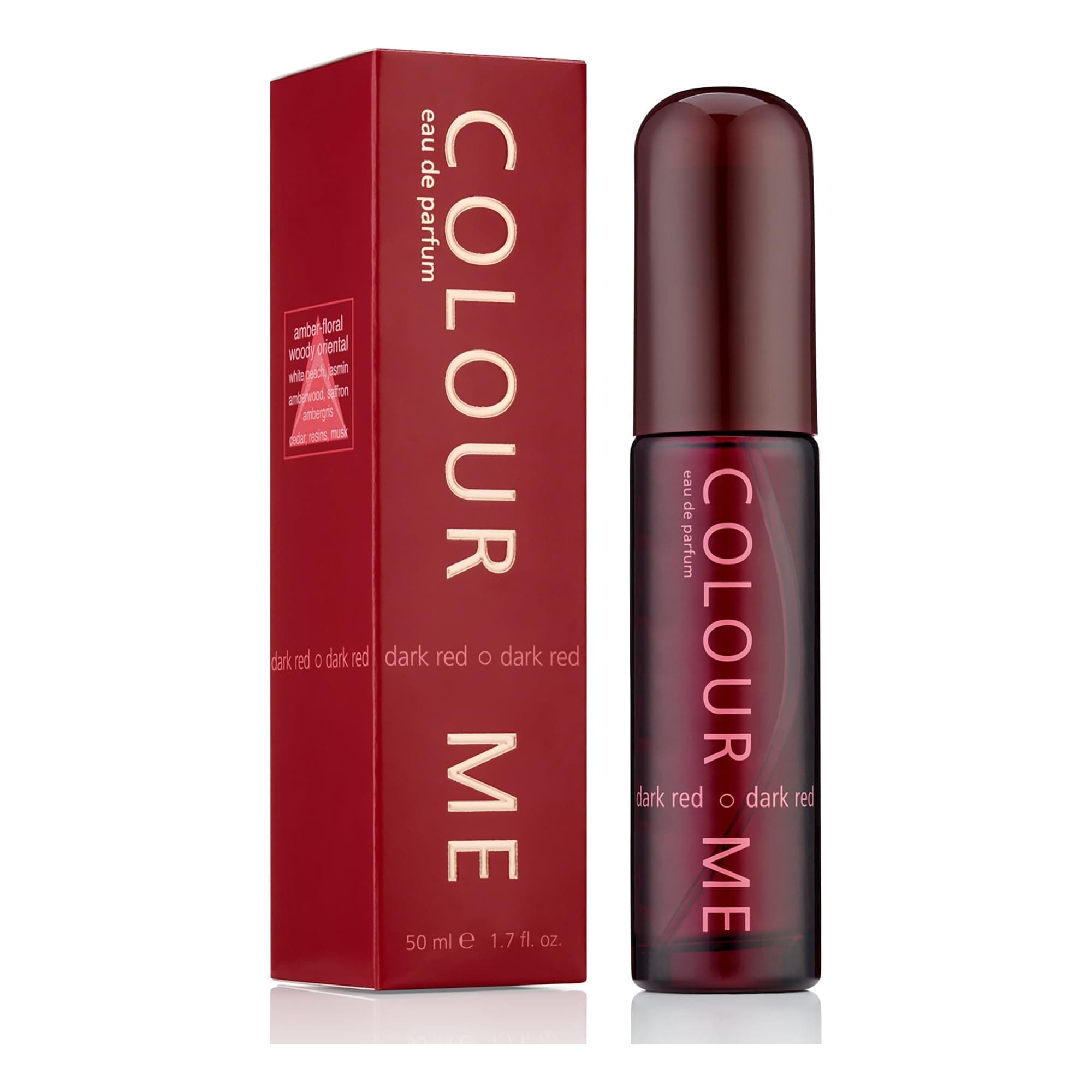 Colour Me Dark Red Perfume for Men and Women. 50ml Eau de Parfum Luxury Fragrance - Mens & Ladies Perfume, Long Lasting and Aftershave by Milton-Lloyd