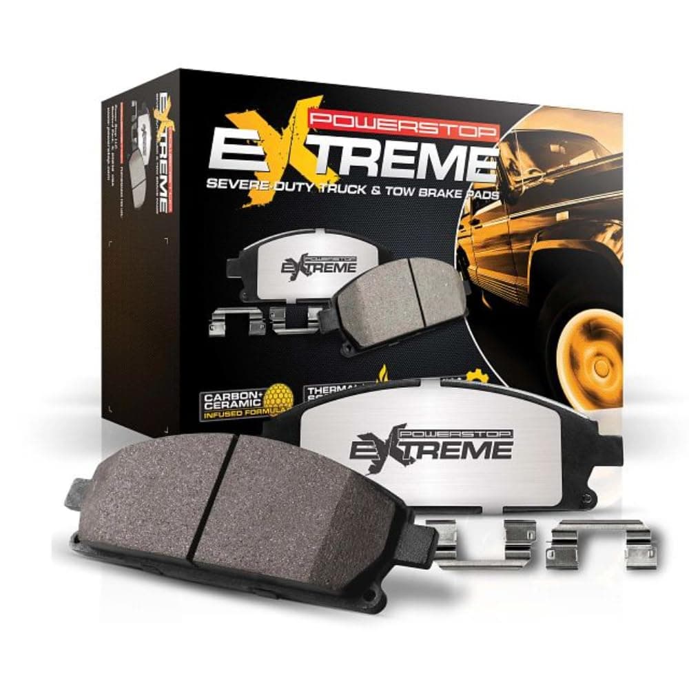 Power Stop Front Z36-1084 Carbon-Fiber Ceramic Brake Pads Z36 Truck and Tow