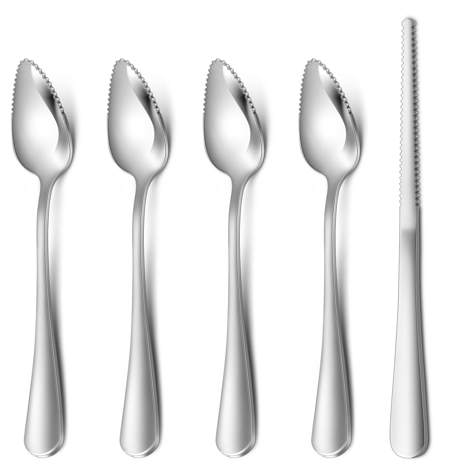 4-piece Grapefruit Spoons, Stainless Steel