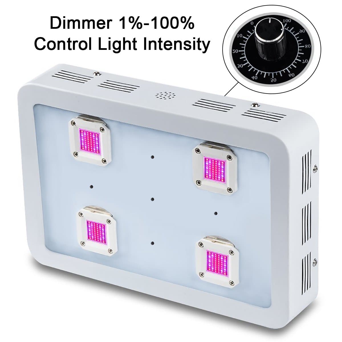 LED grow Light,BESTVA Dimmable 1200W COB Grow Lamp Full Spectrum Lamp Indoor Plant Growth Lighting for Hydroponics Greenhouse Plant Veg Flowering Growin