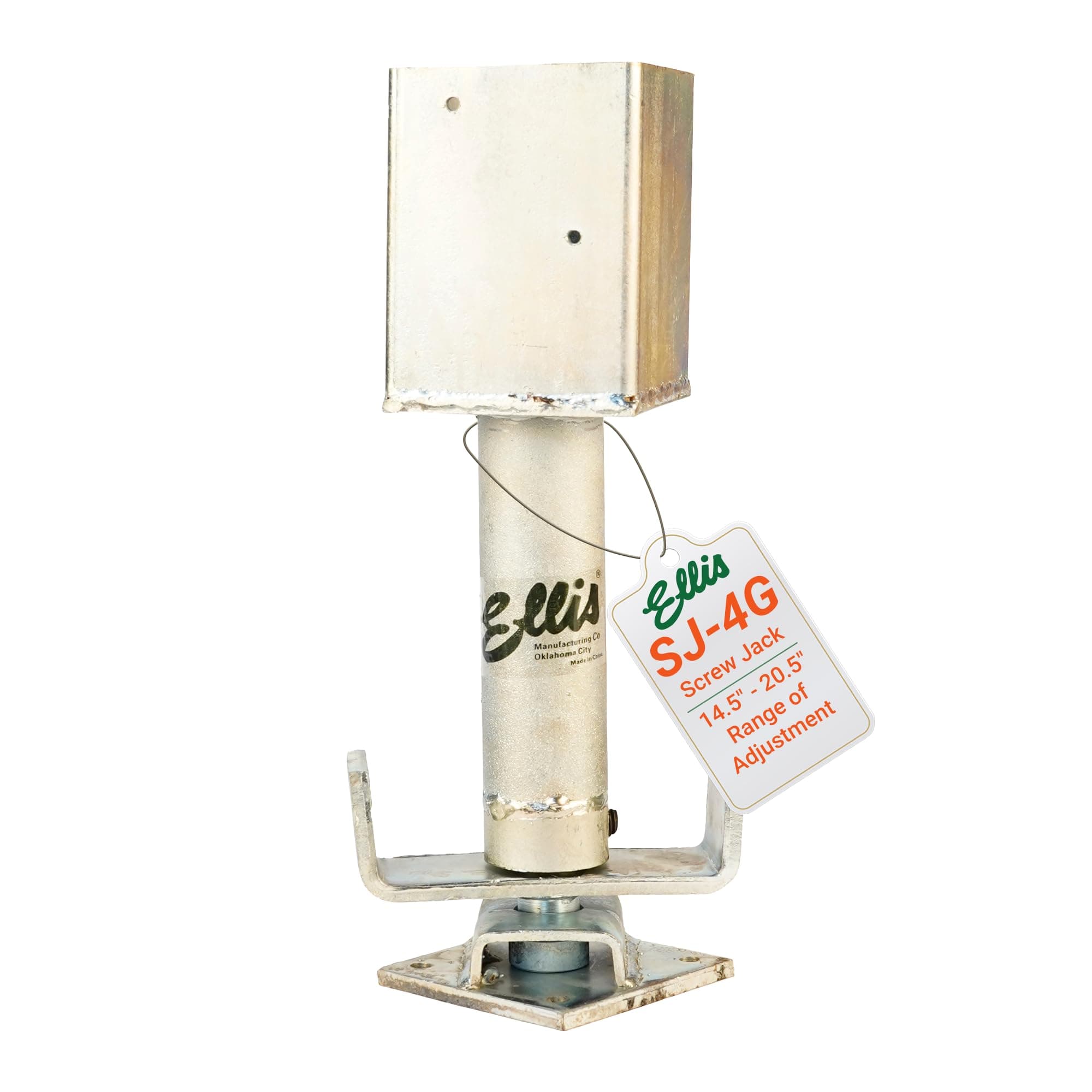 Ellis Manufacturing Co. Shore Holder, 3/16" Steel Cup for Attaching Shores to 4x4 or 4x6 Joists, Secure with Duplex Nails, 4x4 Cup Type