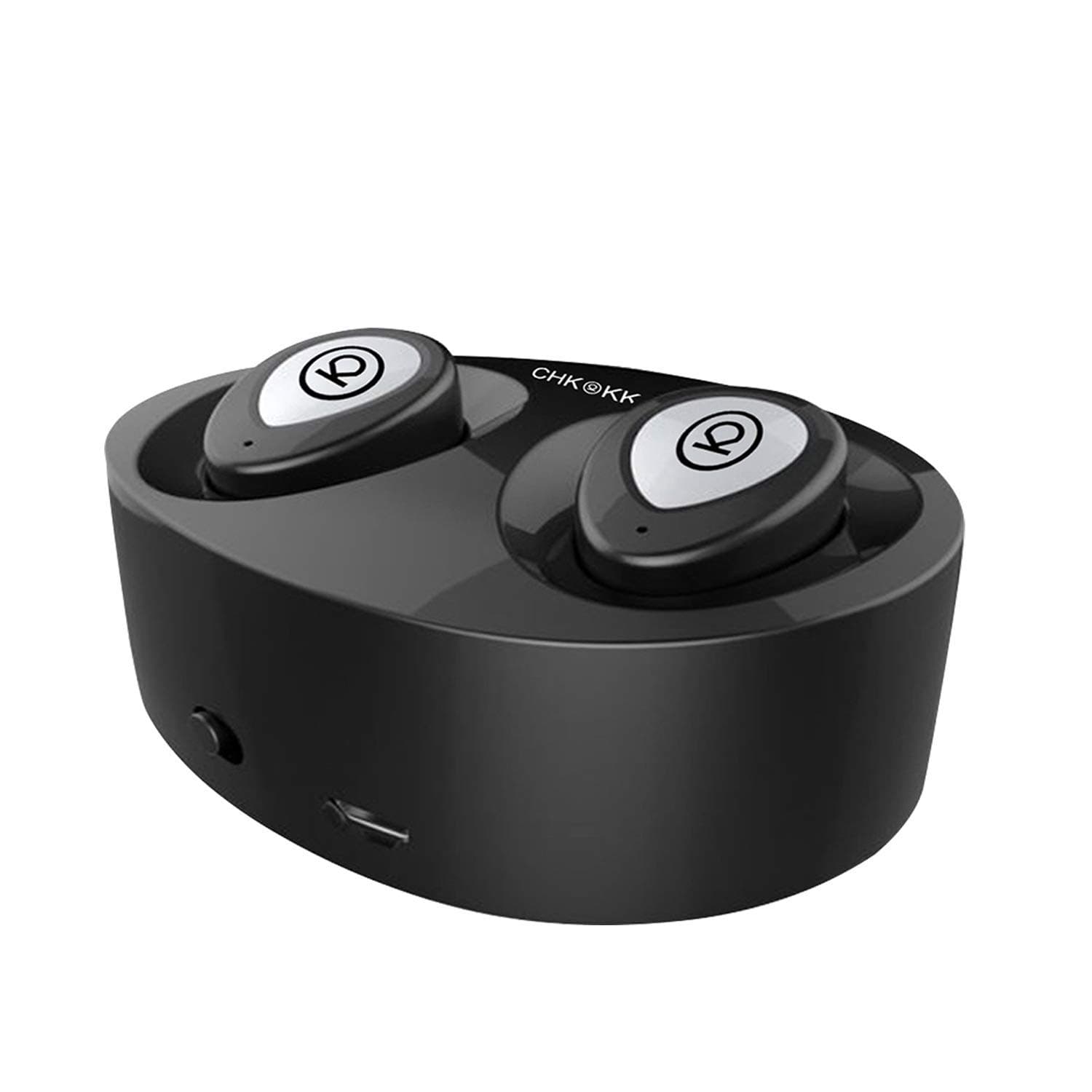 DI TUTTI Resonance True Wireless Twin Bluetooth Earphones with Mic and Charging Box (Silver)
