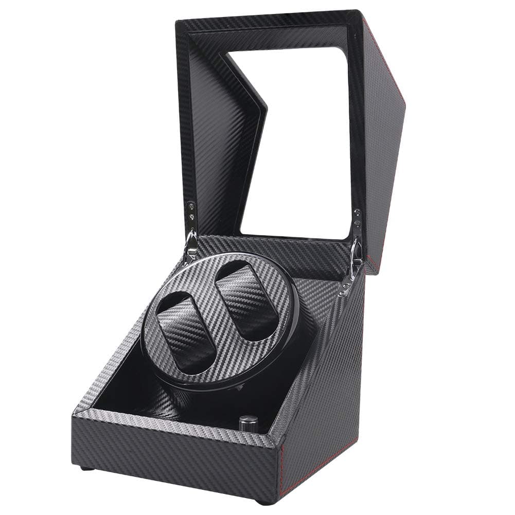 Sepano Automatic Watch Winder for 2 Watches, Watch Winder Box with Quiet Motor, Dual Power Supply