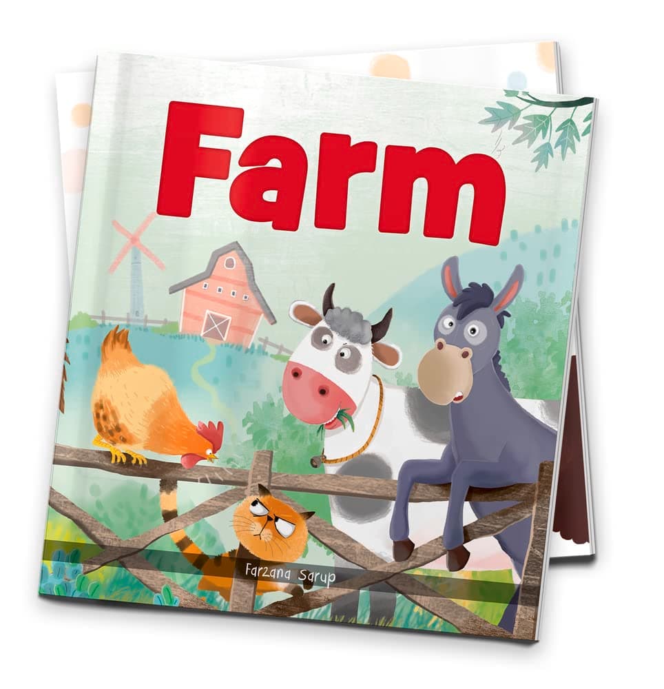 Farm - Illustrated Book On Farm Animals (Let's Talk Series)