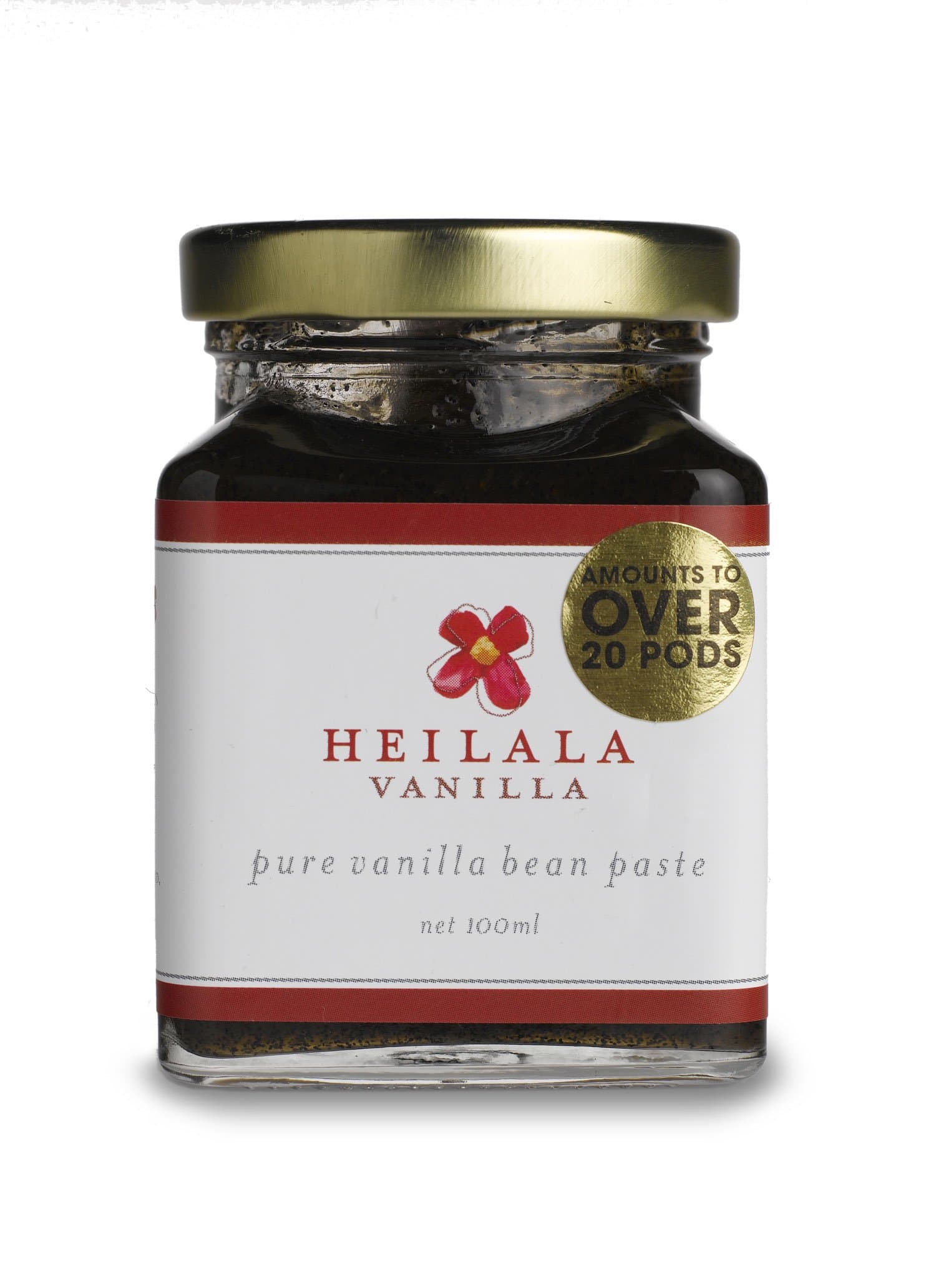 Heilala Vanilla Single Fold Vanilla Paste, 3.38-Ounce (Pack of 6)