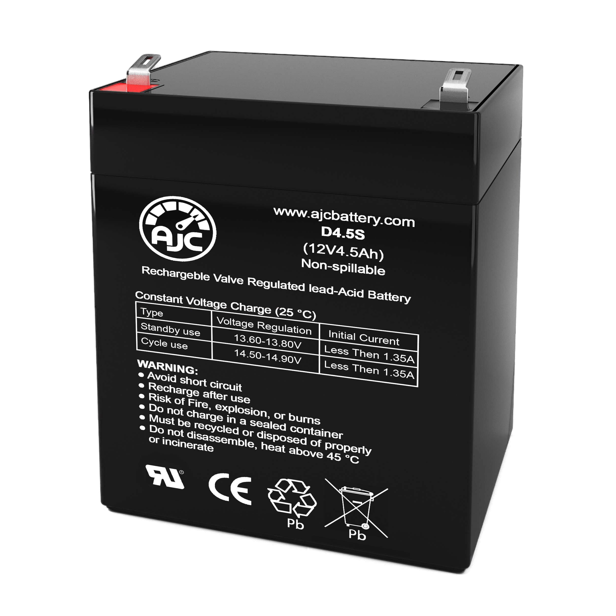 CPS425SL 12V 4.5Ah UPS Battery - This is an AJC Brand Replacement
