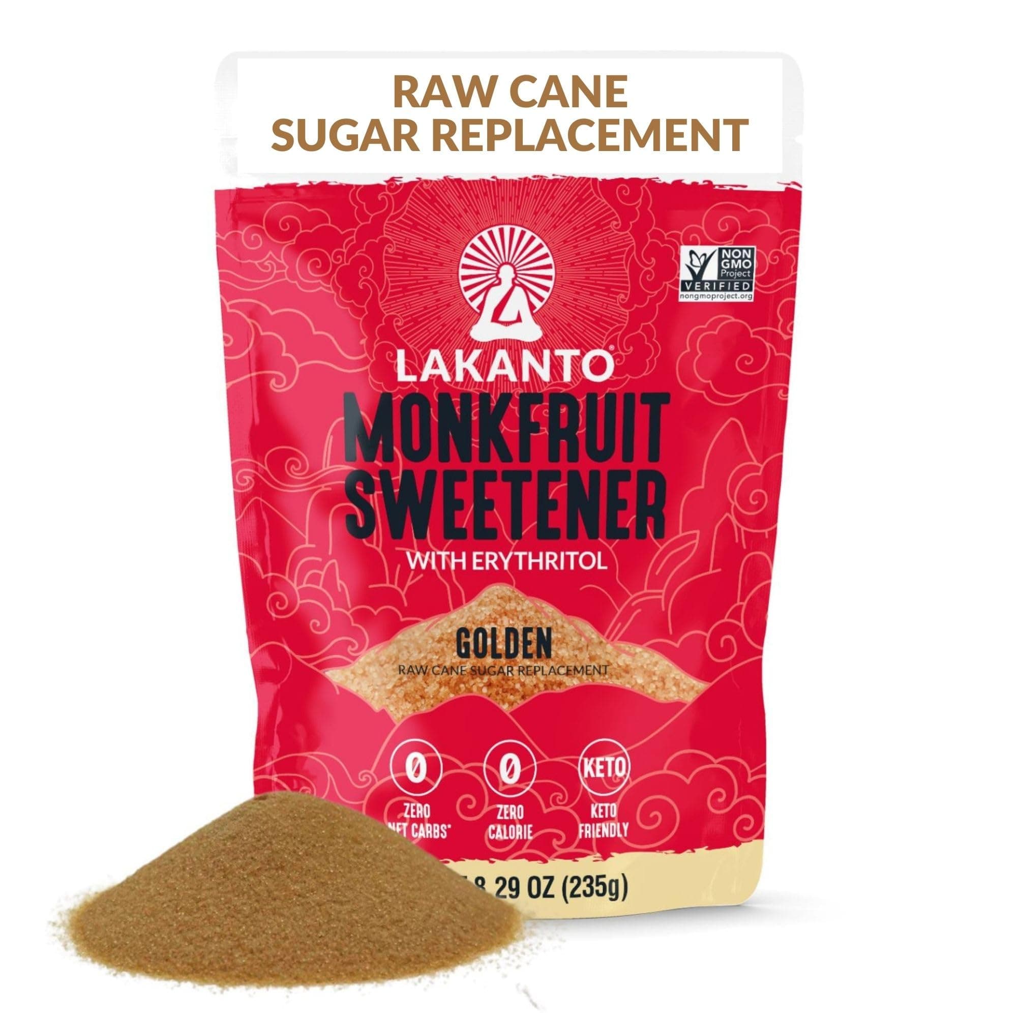 Lakanto Monkfruit Sweetener, Golden, 250ml
