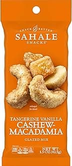 Tangerine Vanilla Cashew Macadamia Glazed Mix, 1.5 Ounces (Pack of 9)