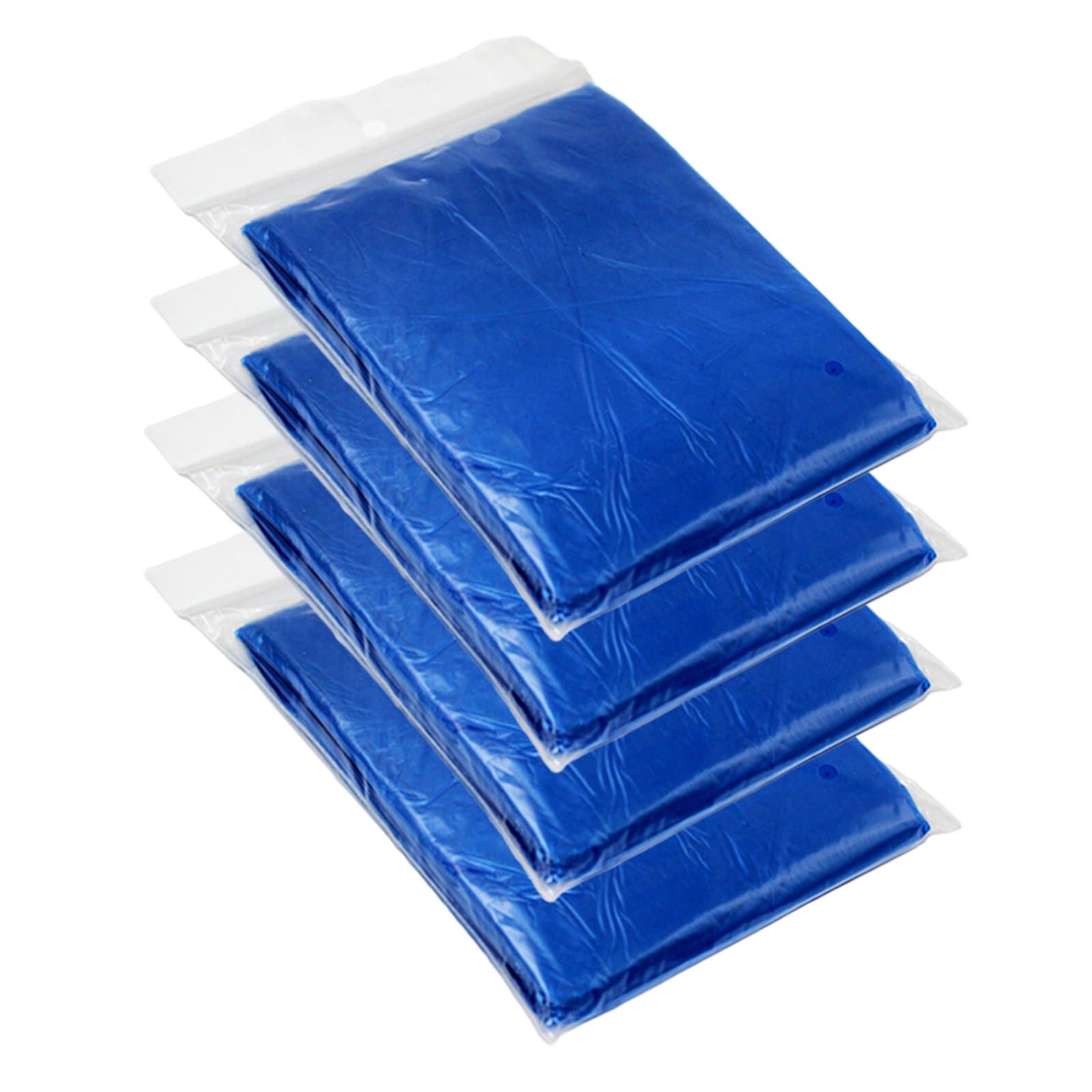 Giftsbynet 4 x adult size emergency rain ponchos for festivals camping and holidays