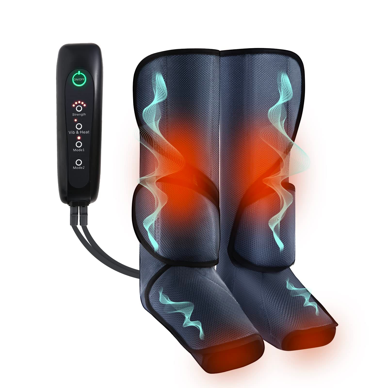 Leg Massager For Circulation And Pain Relief, Leg Compression Massager For Circulation,Leg Massager With Heat And Compression,Vibration Foot And Leg Massager For Circulation And Relaxation,Best Gifts