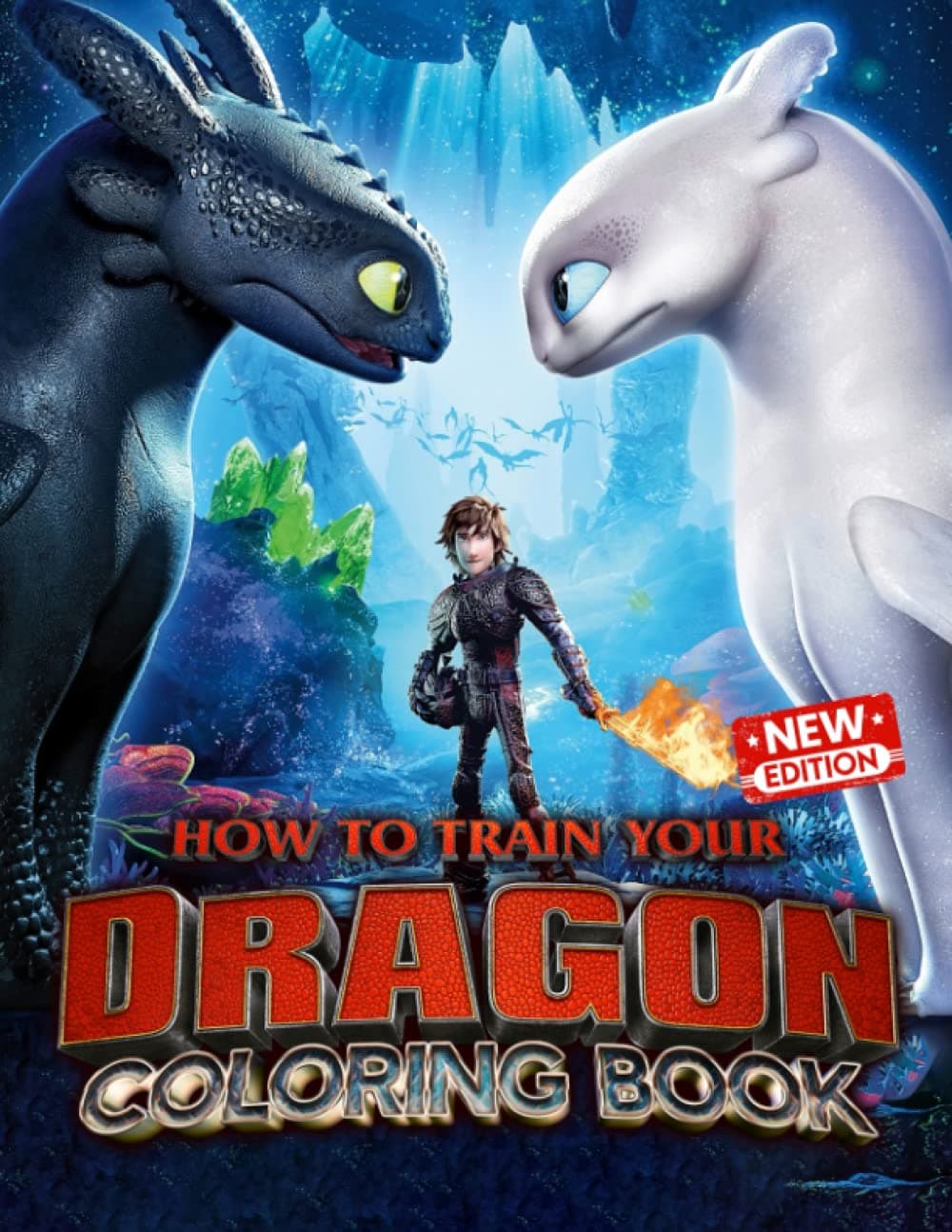 HTTYD Coloring Book: Big Coloring Book For Kids Ages 2-4 4-8 8-12 9-12 Teens Toddlers | Perfect Gift For Boys Girls Easter Valentine New Year Eve