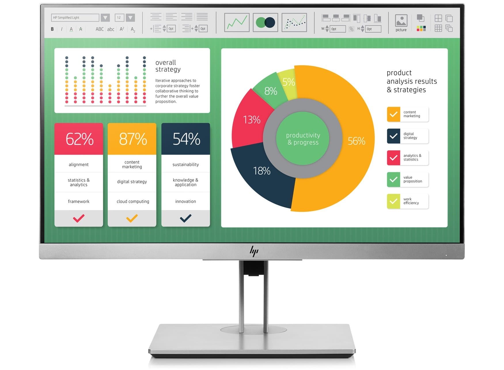 HP EliteDisplay E223 21.5-inch Full HD Monitor