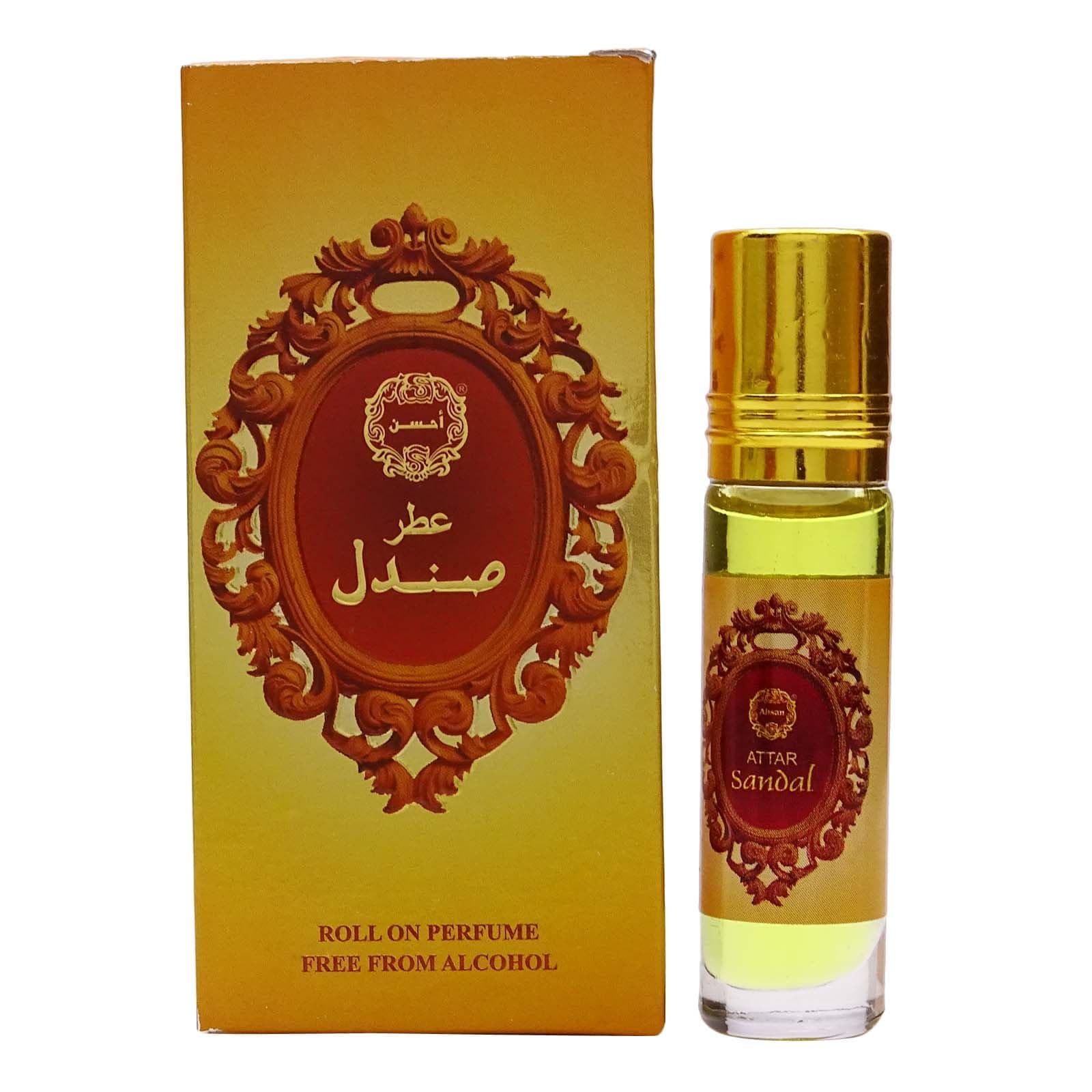 Sandal Attar Roll On Perfume 100% Pure And Natural - 8 ml