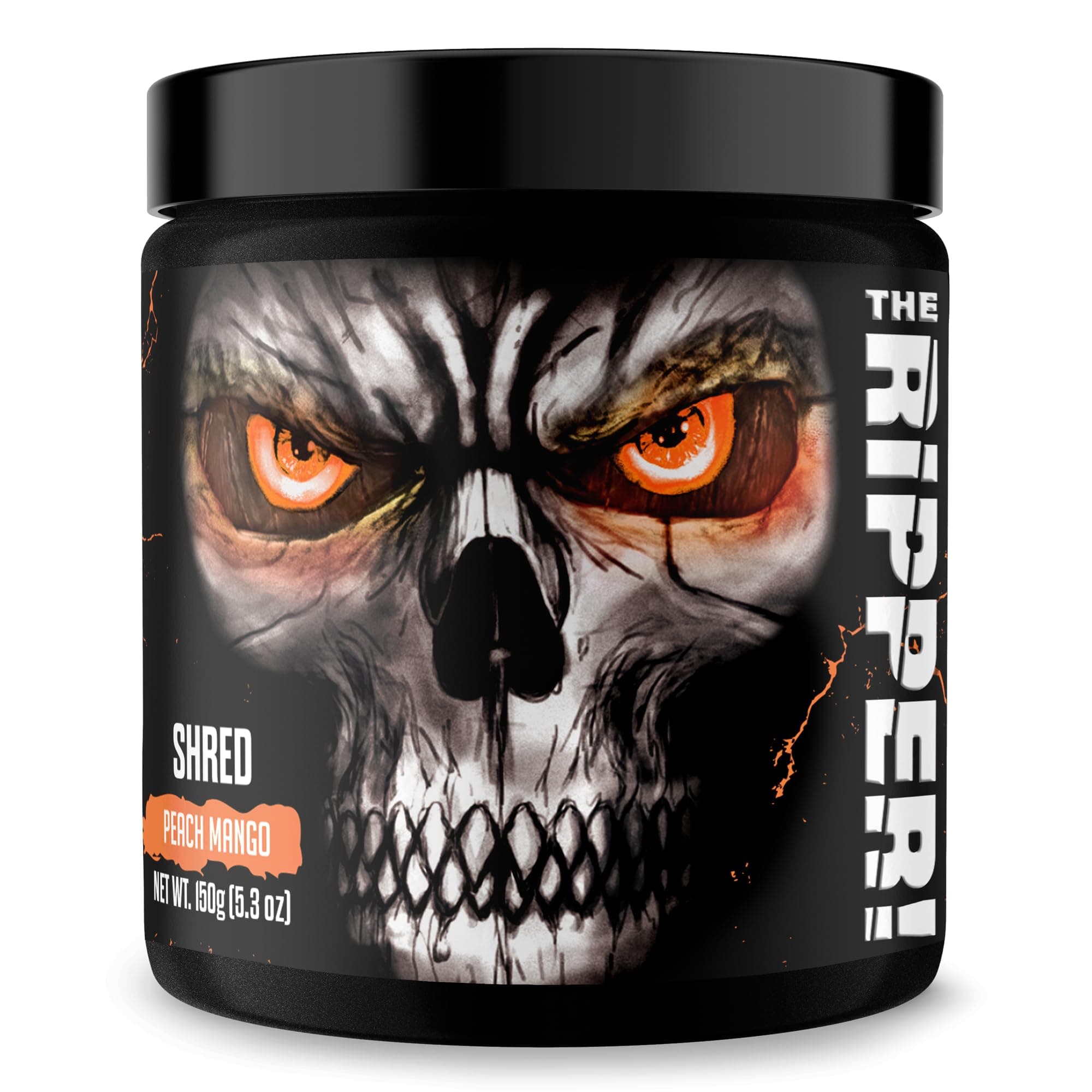 JNX SPORTS The Ripper! Fat Burner Pre Workout for Men & Women – Thermogenic Fat Burning Powder & Appetite Suppressant, Boost Energy & Endurance – Peach Mango, 30 Servings