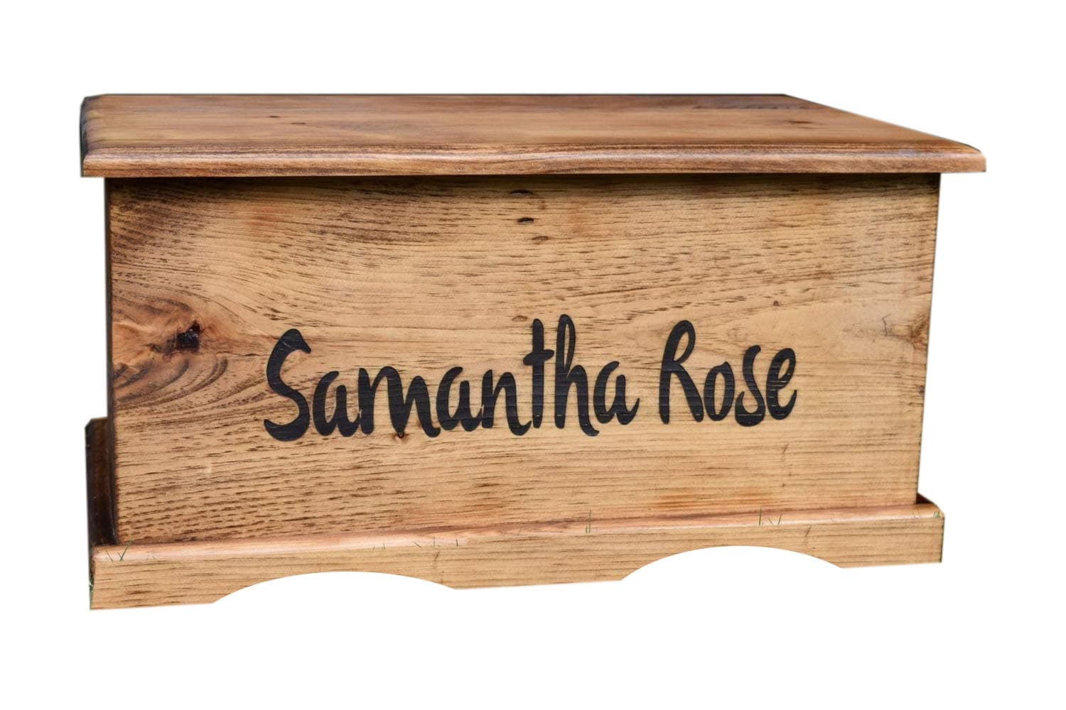 Laser Engraved Personalized Kids Toy Box - Engraved Toy Box - Personalized Toy Box - Children's Toy Box - Kids Memory Box - Gift for Kids - Wood Toy Box - Treasure Chest