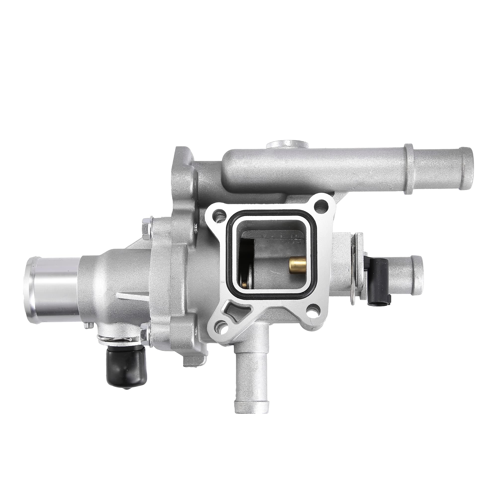 X AUTOHAUX Engine Coolant Thermostat Housing Assembly with Sensor Gasket for Chevrolet Cruze 2011-2016 for Chevy Sonic 2013-2018 1.8L 25199824 25192228 Full Aluminum Alloy