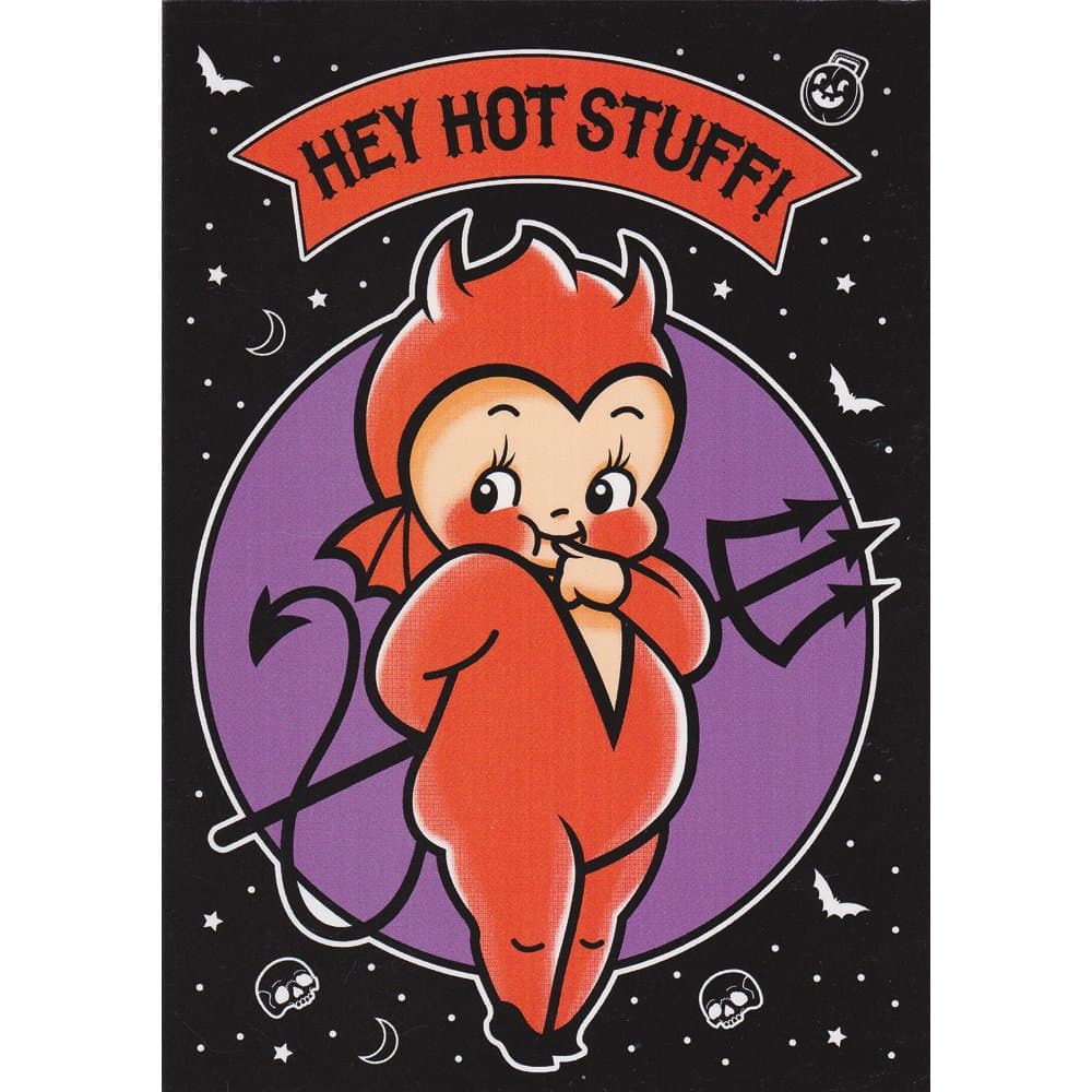 Sourpuss Kewpie Devil Greeting Card