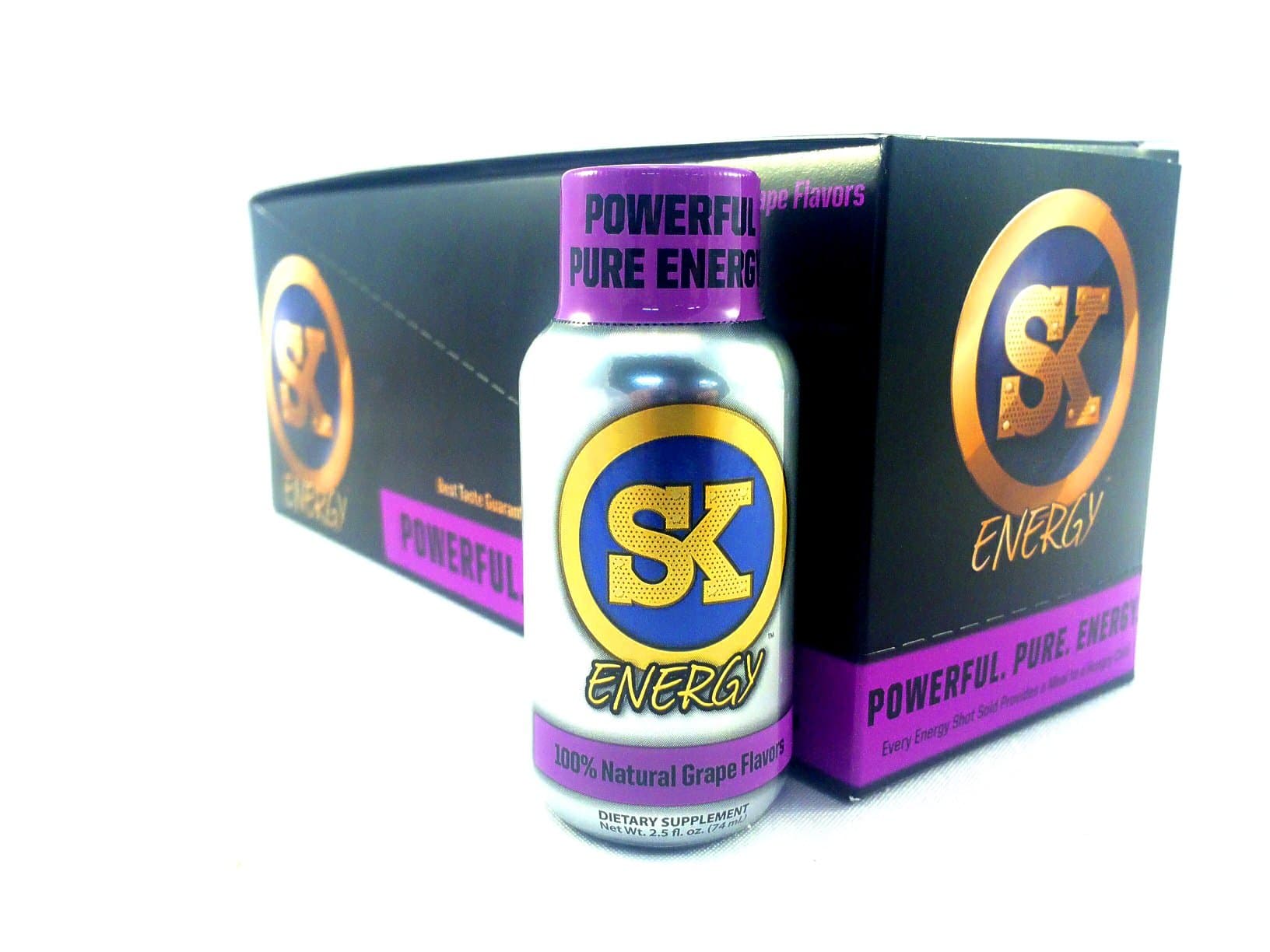 Street King 6 Hours of Energy Drink Shots Grape. Trendy Fathers Day