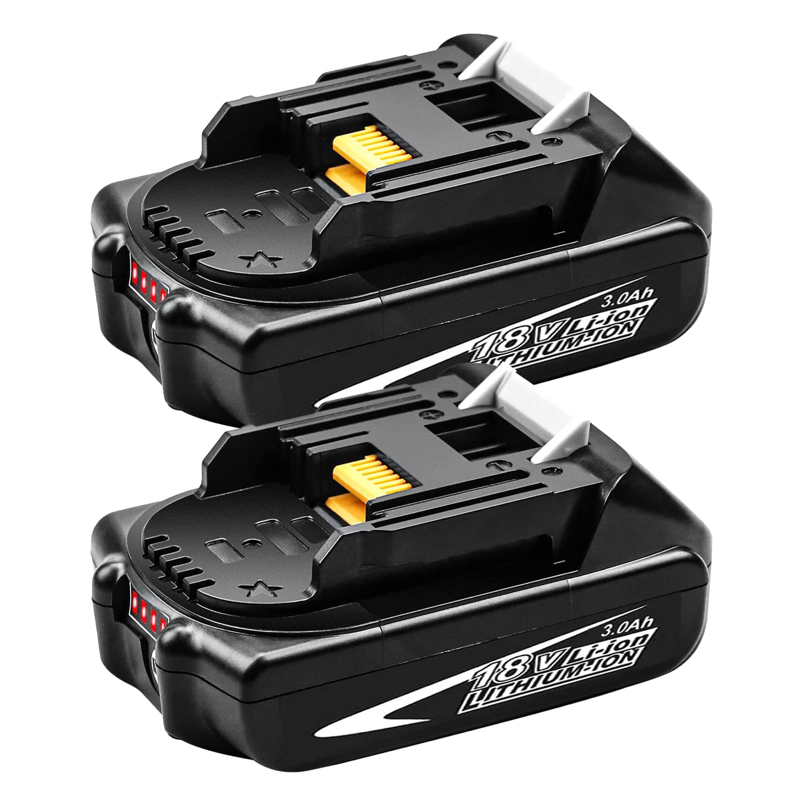 BL1830B 3.0Ah Replacement for 18V Battery Compatible with 18V Battery BL1815 BL1830 BL1830B BL1860B BL1850B BL1840B LXT-400 Cordless Power Tools with LED Indicator