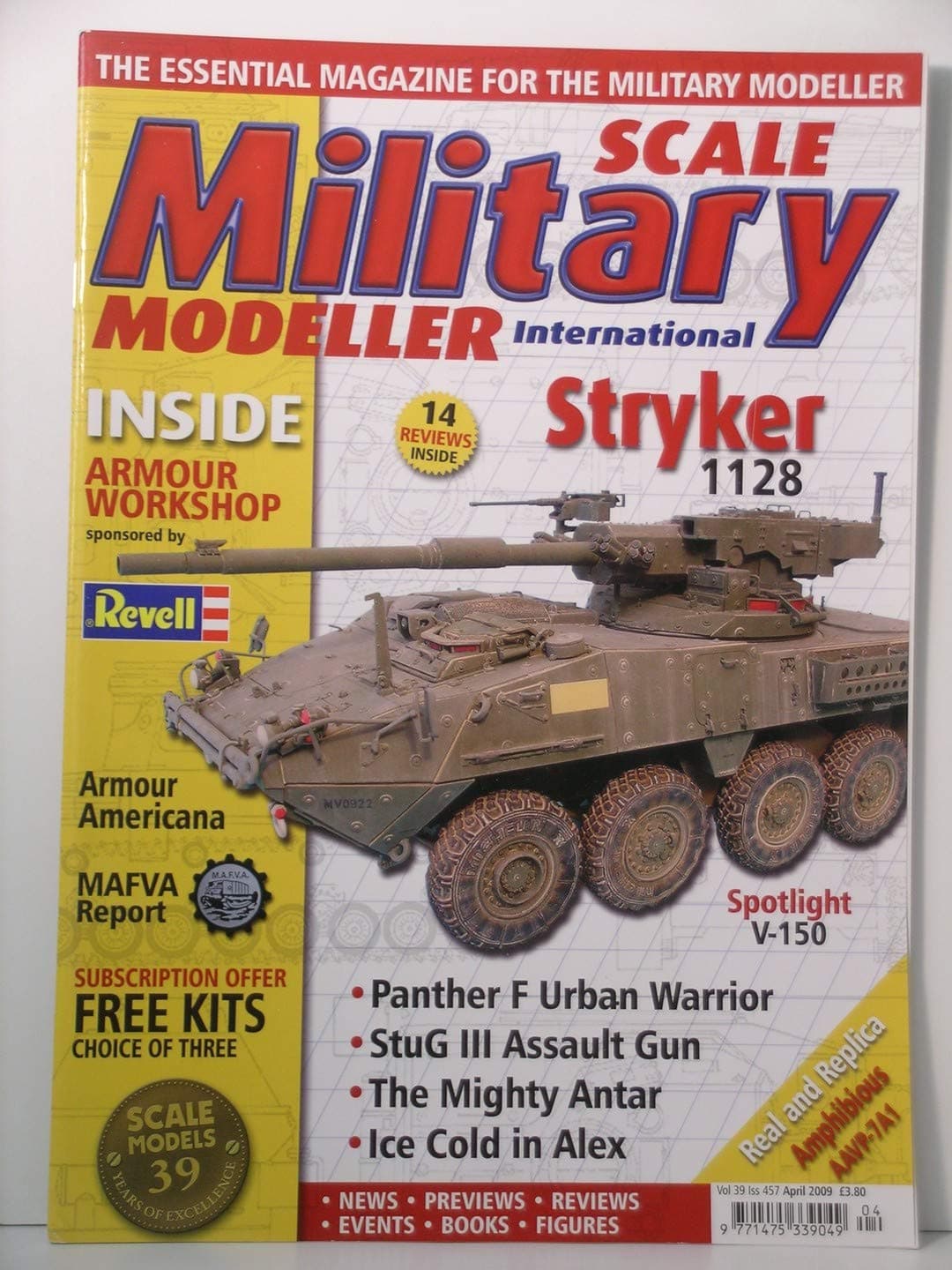 Scale Military Modeller International Magazine Vol. 39 Issue #457 April 2009.