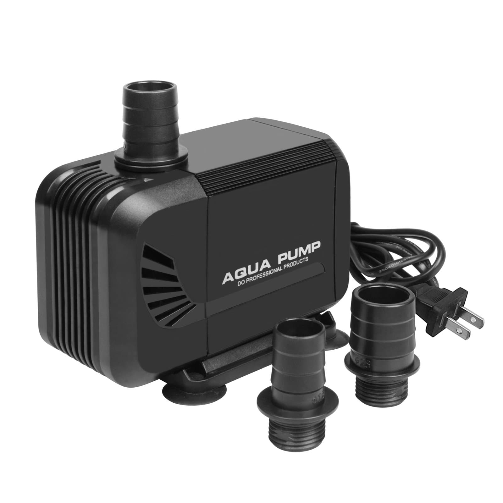35W Submersible Water Pump 2500L/H 660GPH 8.2ft High Lift, Water Fountain with 4.5ft Power Cord, 3 Nozzles for Aquarium, Fish Tank, Pond, Water Scenario Decoration