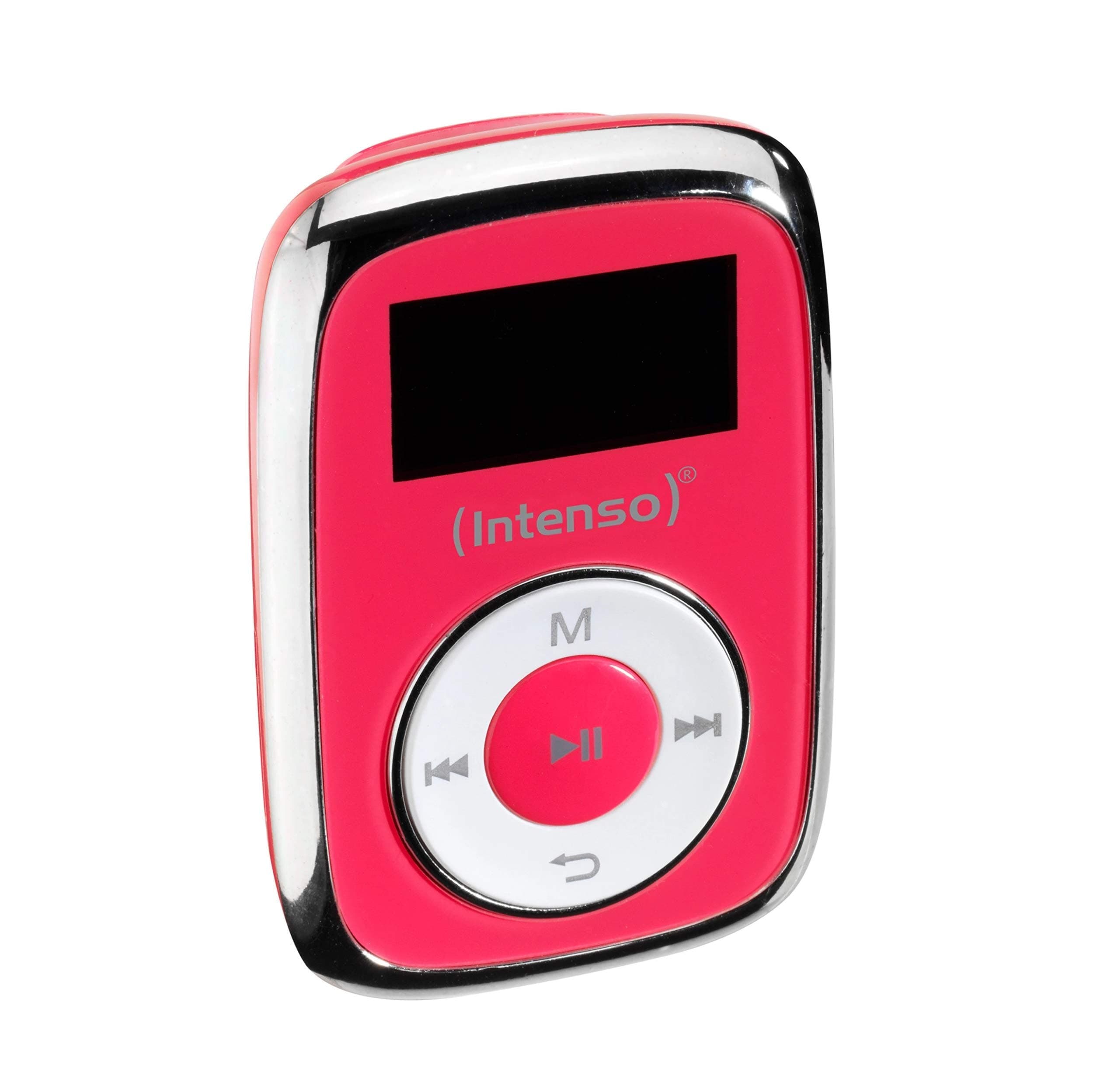 Intenso Music Mover MP3, 8GB - Mp3 Player, LCD Display, USB 2.0, Pink, incl. Stereo headphones, 3614563