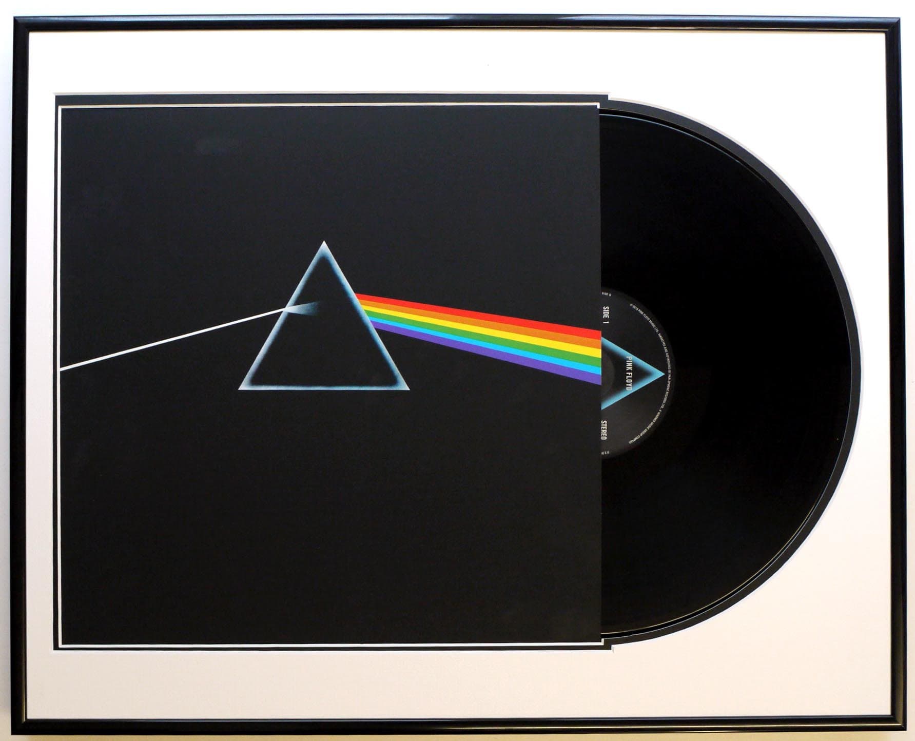 PINK FLOYD/LP RECORD/FRAMED/THE DARK SIDE OF THE MOON