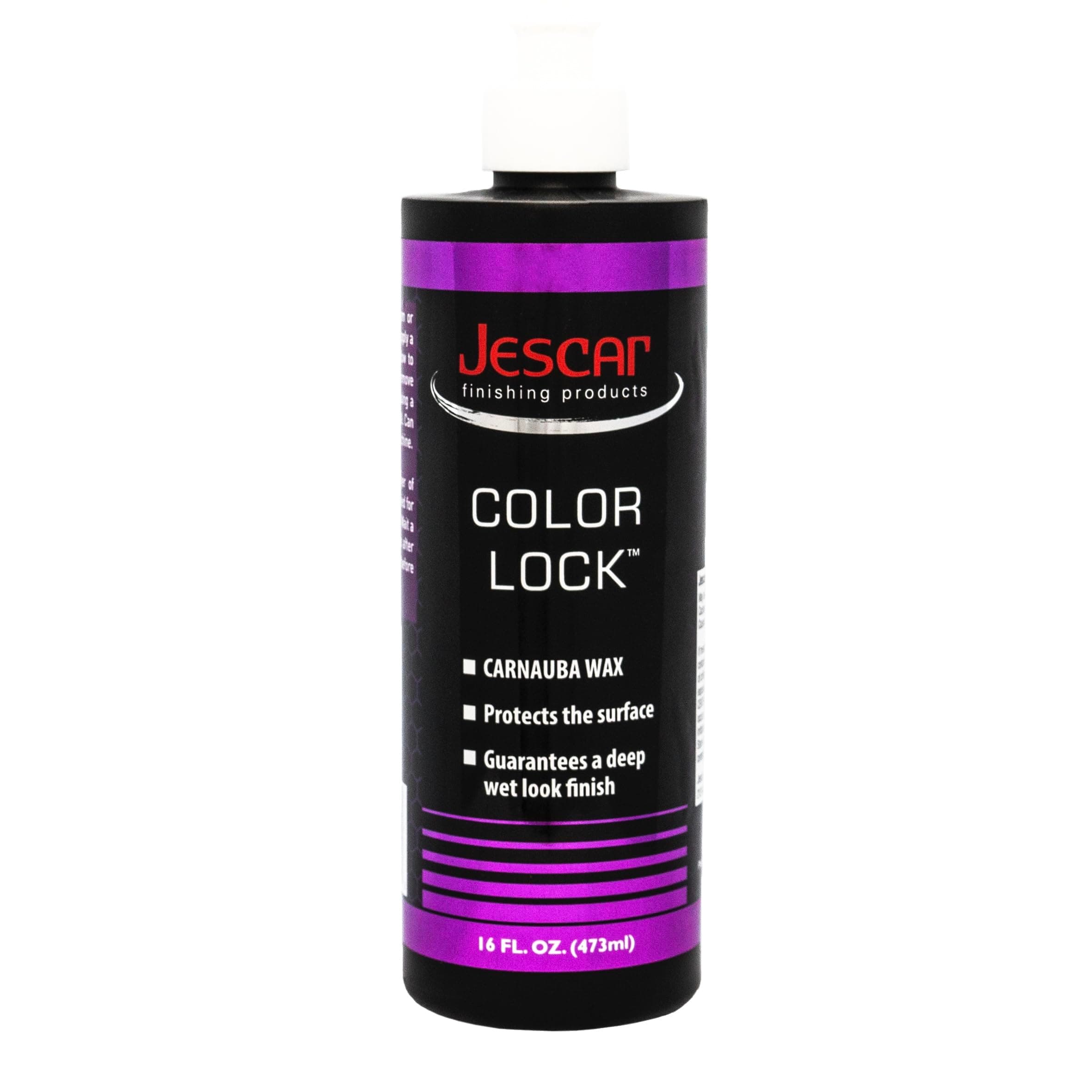 Jescar Color Lock Carnauba Wax -16oz - High Gloss Finish, Long lasting, UV protection, Easy application on Cars, RVs, Boats, Motorcycles, Premium Carnauba Wax, Use by hand or machine