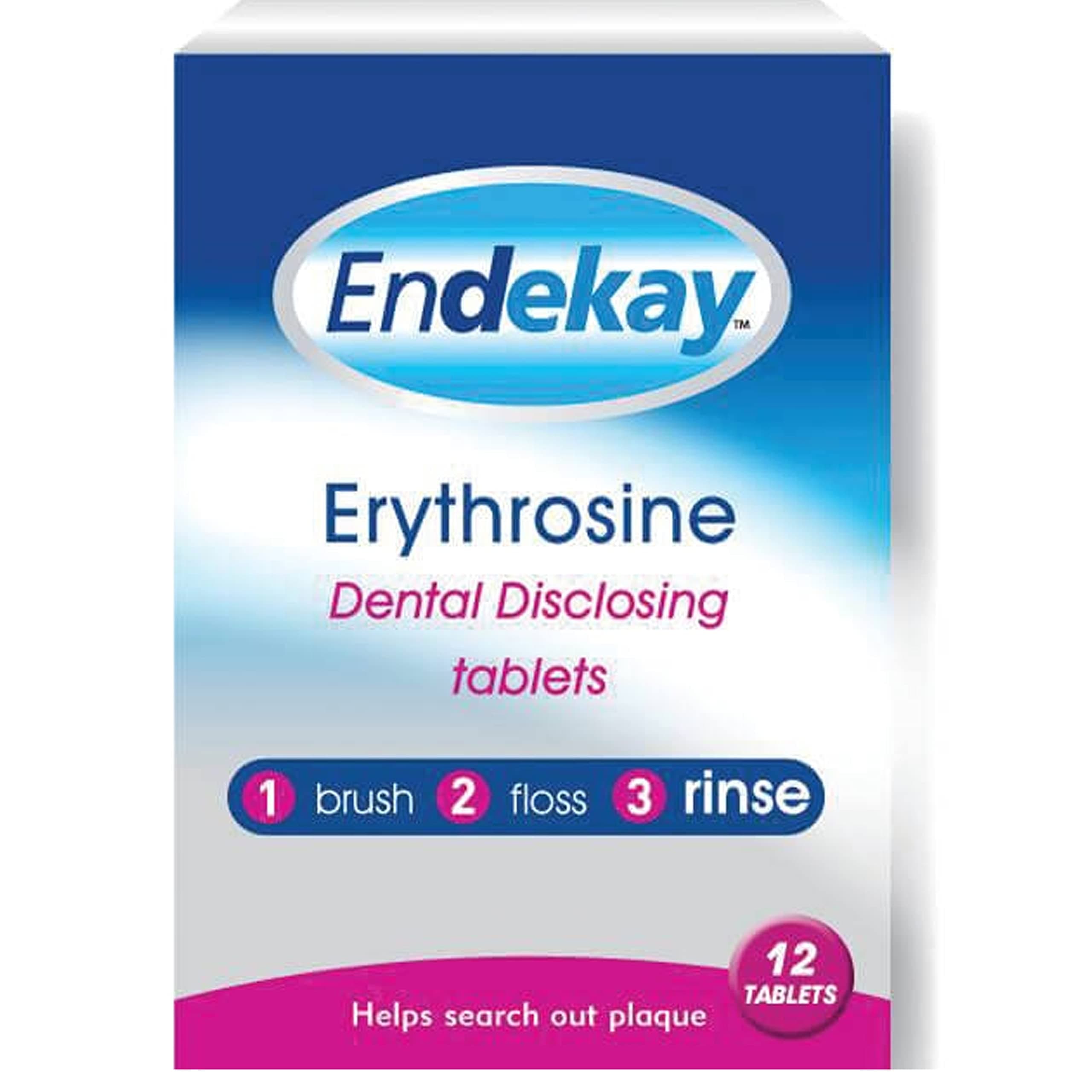 Three Packs of Endekay Disclosing Tablets