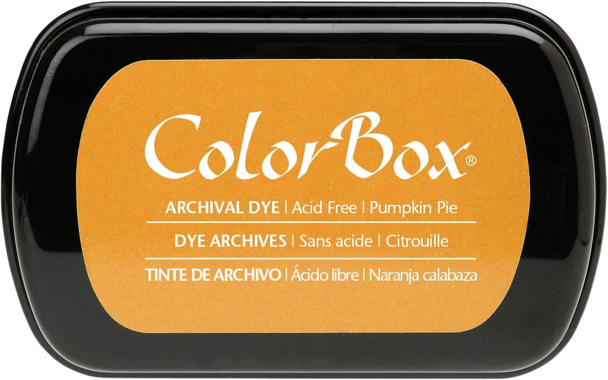 ColorBox Archival Dye Ink Full Size Inkpad, Pumpkin Pie