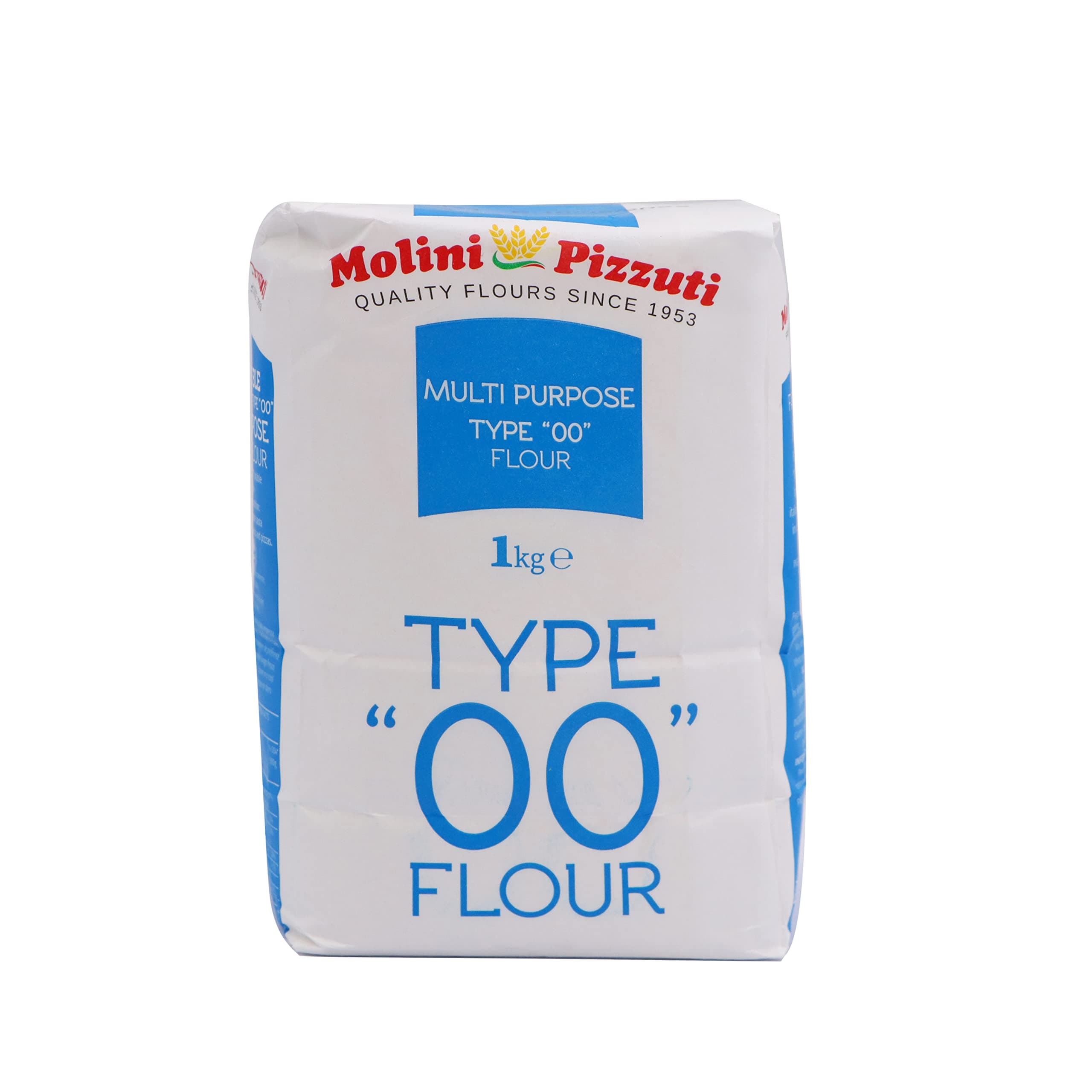 FLOUR ALL PURPOSE MOLINI PIZZUTI | Multipurpose Type “00” Flour | Soft Wheat Flour | Italian Traditional | Luxury & Gourmet Food - 1KG