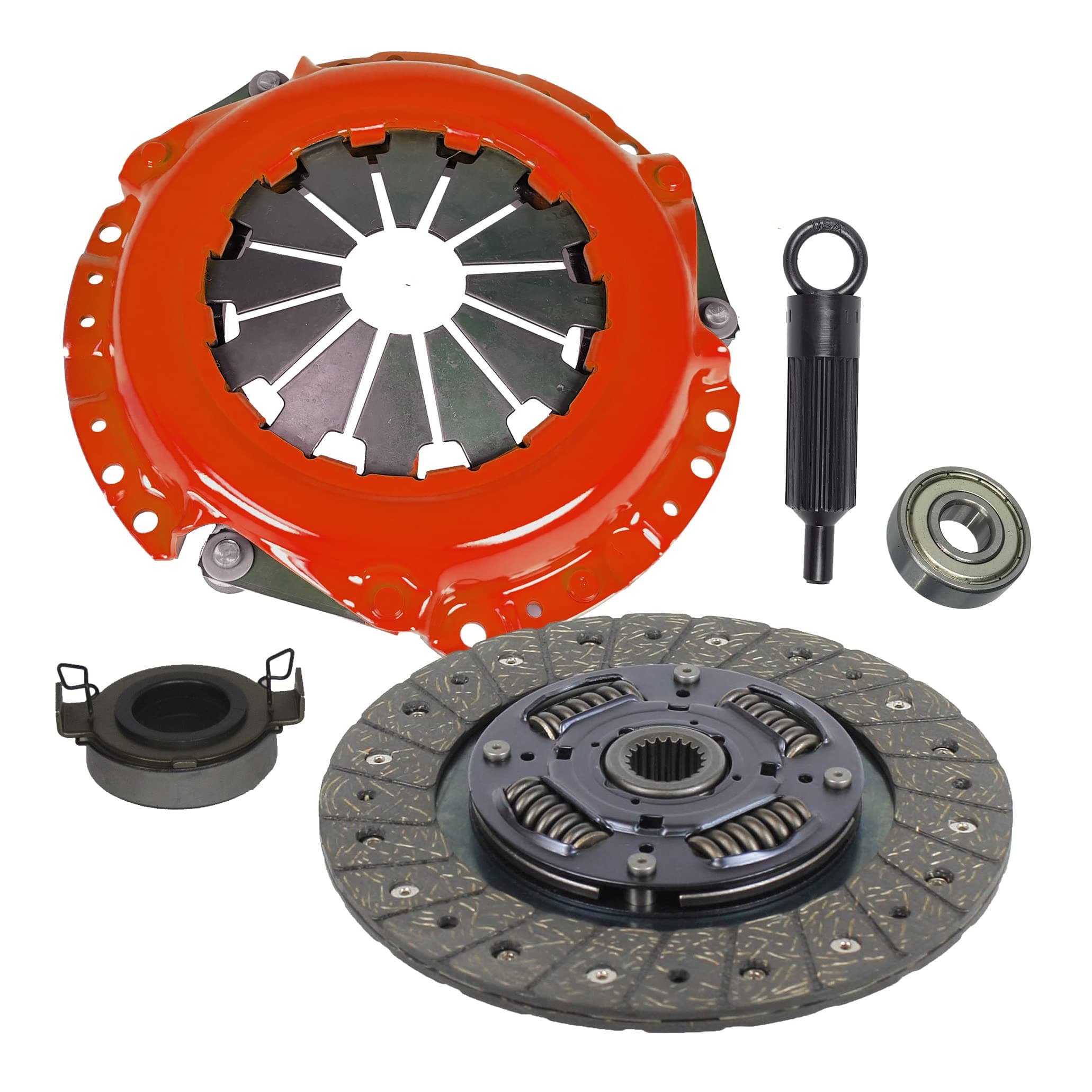 SOUTHEASTCLUTCH Kit Compatible With Corolla Matrix Vibe Yaris Mr-2 Celica Prizm Base Core Premium Rs S Ce Le Xr Xrs Ve Lsi Gsi 1991-2013 1.5L 1.6L 1.8L l4 GAS DOHC Naturally Aspirated (16-080R)
