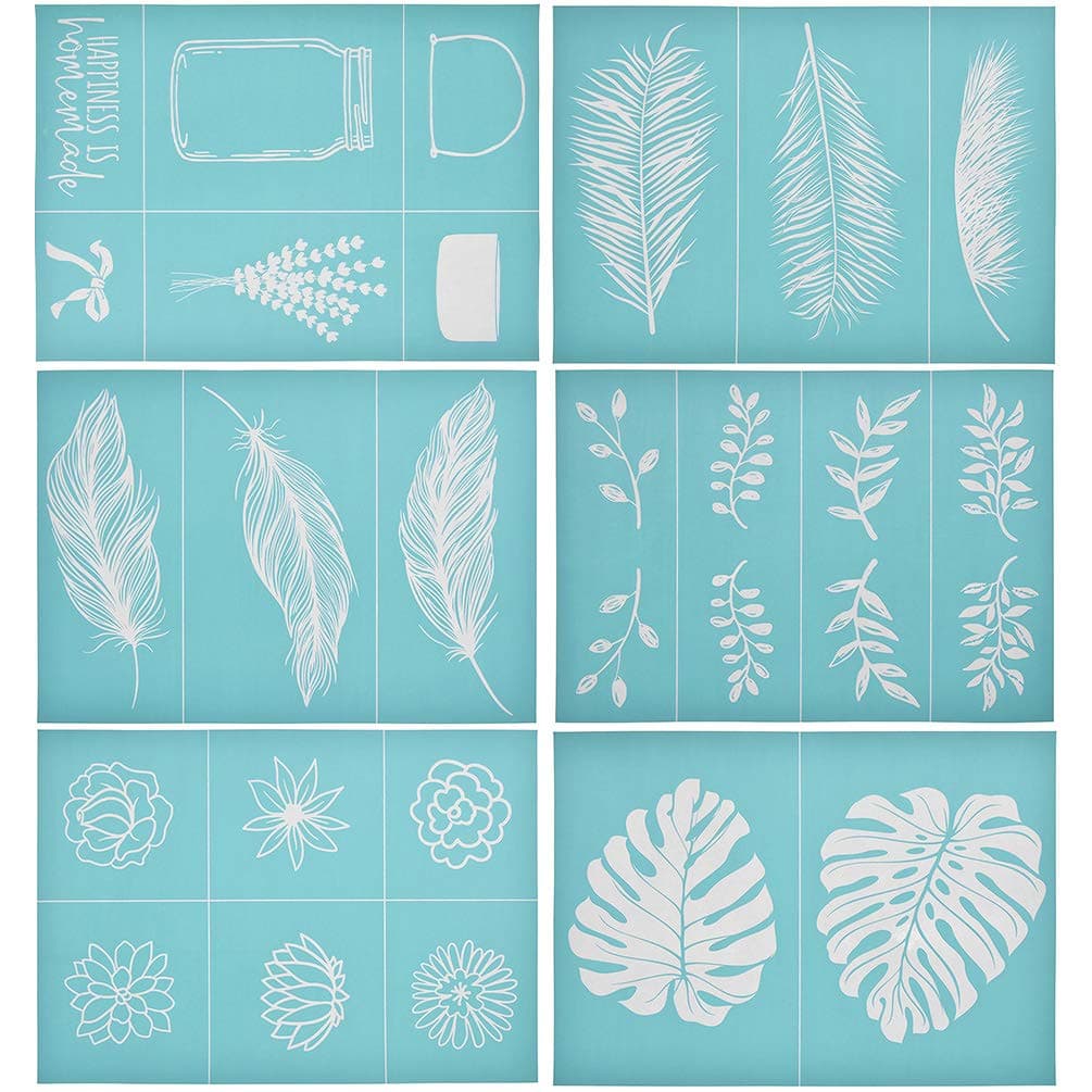 Leaf Silk screen stencil