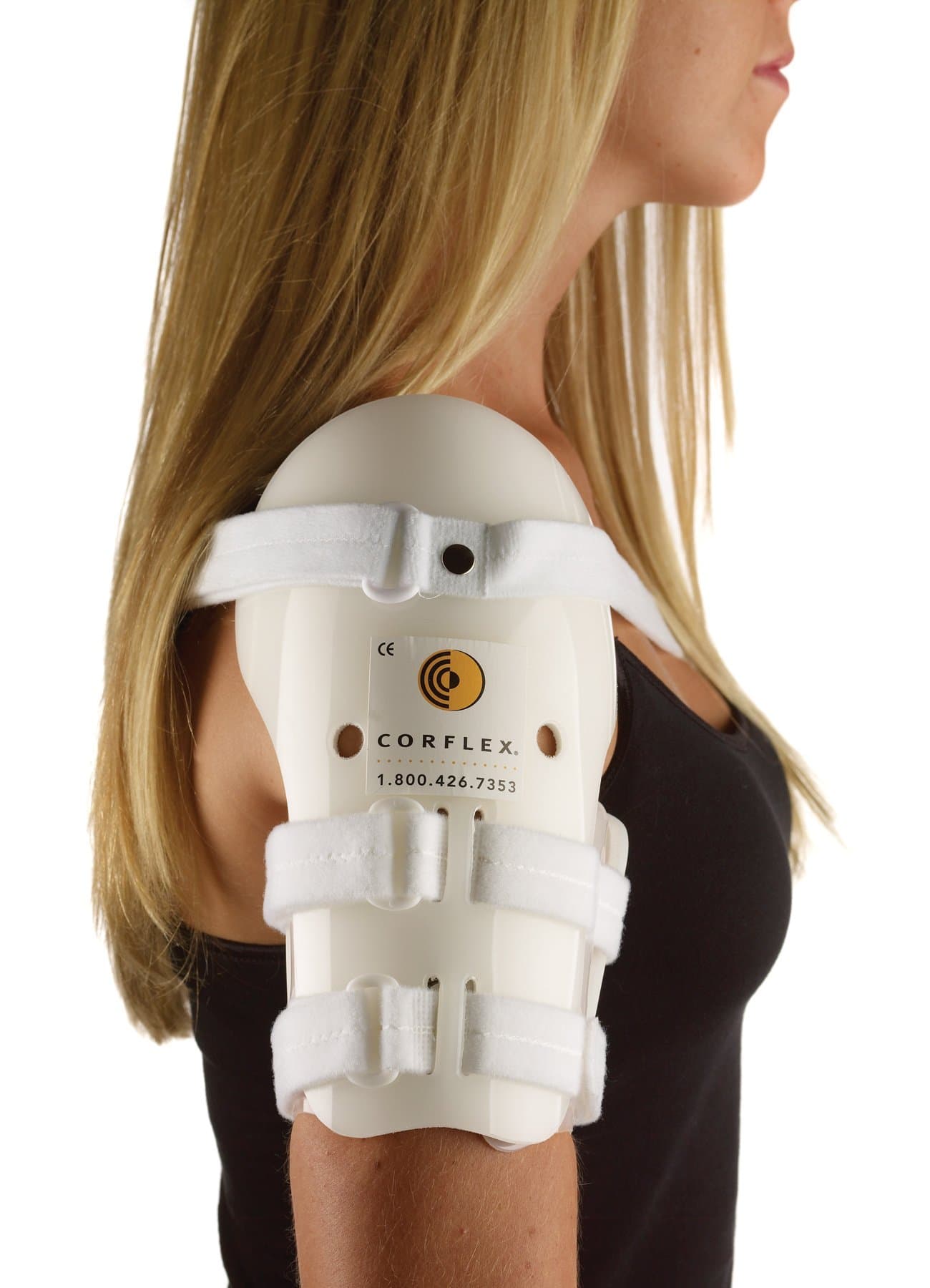 Corflex Short Sarmiento Humeral Fracture Brace-2XL - White