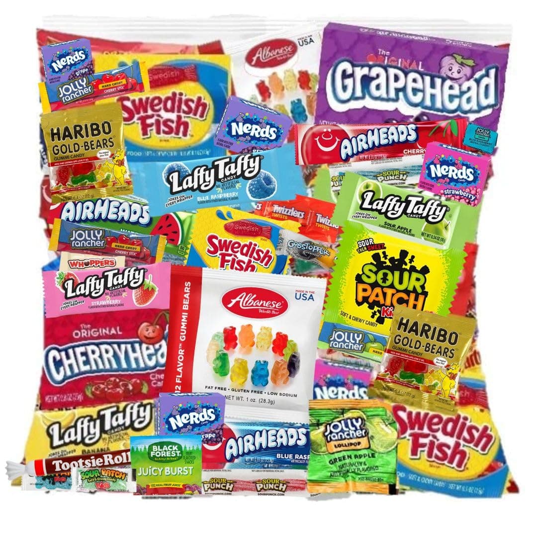 ULTIMATE Assorted Classic Candy Mix Variety Pack, (4 Lbs.) Mega Variety! Fun Size, Individually Wrapped Minis, Bulk Assortment, Perfect Treat Mix For Candy Bowls, Parties, Parades & Piñatas! (4 Pounds)