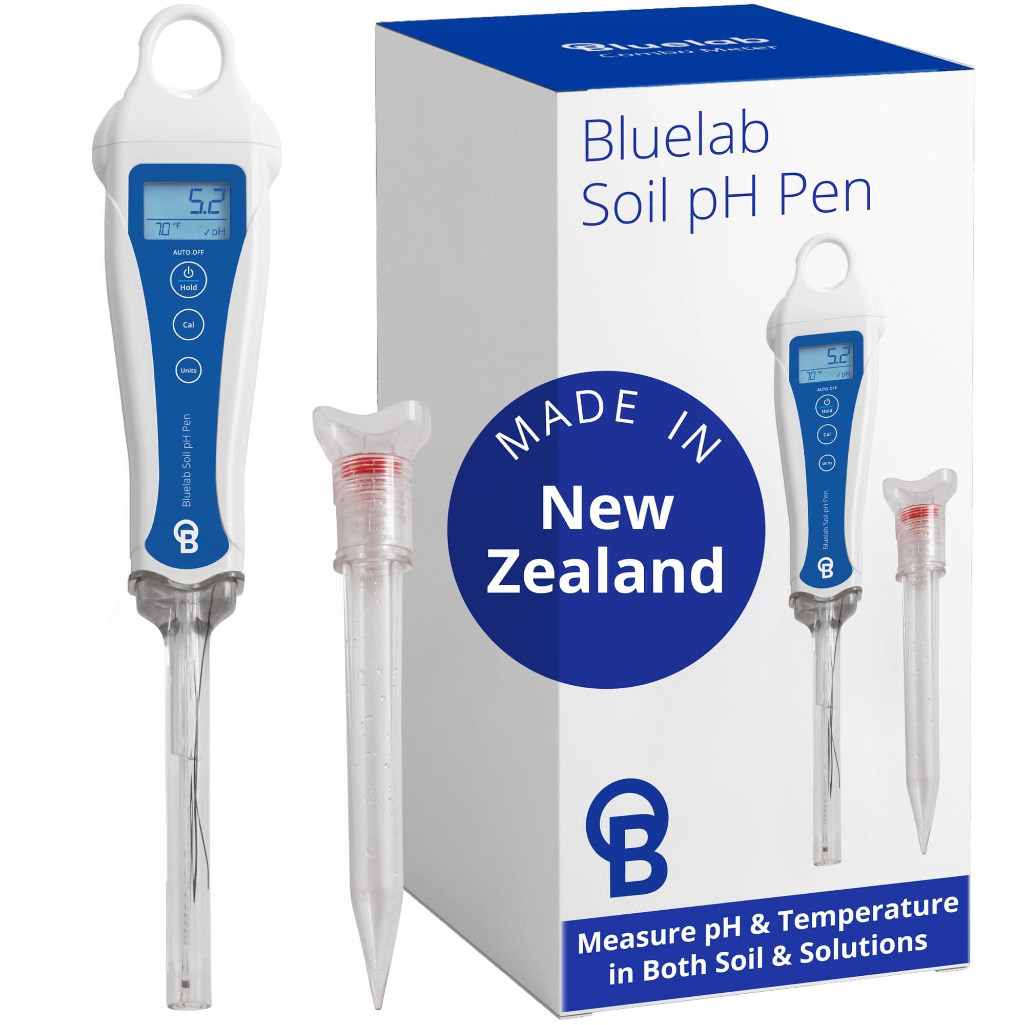 PENSOILPH pH Pen for Soil, Coco, Rockwool and Solution, Easy Calibration