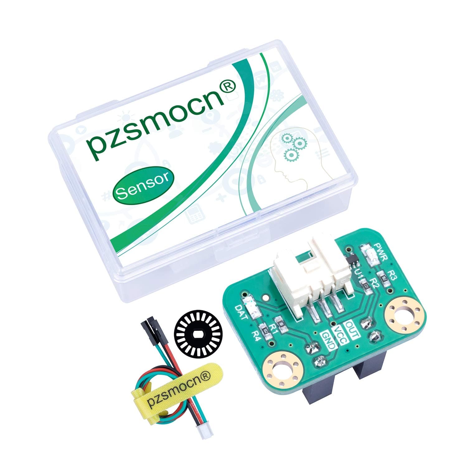 Pzsmocn: ITR9608 Photo Sensor Compatible with Raspberry Pi/Arduino Board. for Copier, Printer, Facsimile, Ticket Vending Machine, Opto-electronic Switch, Motor Speed Detection, Pulse Counter.
