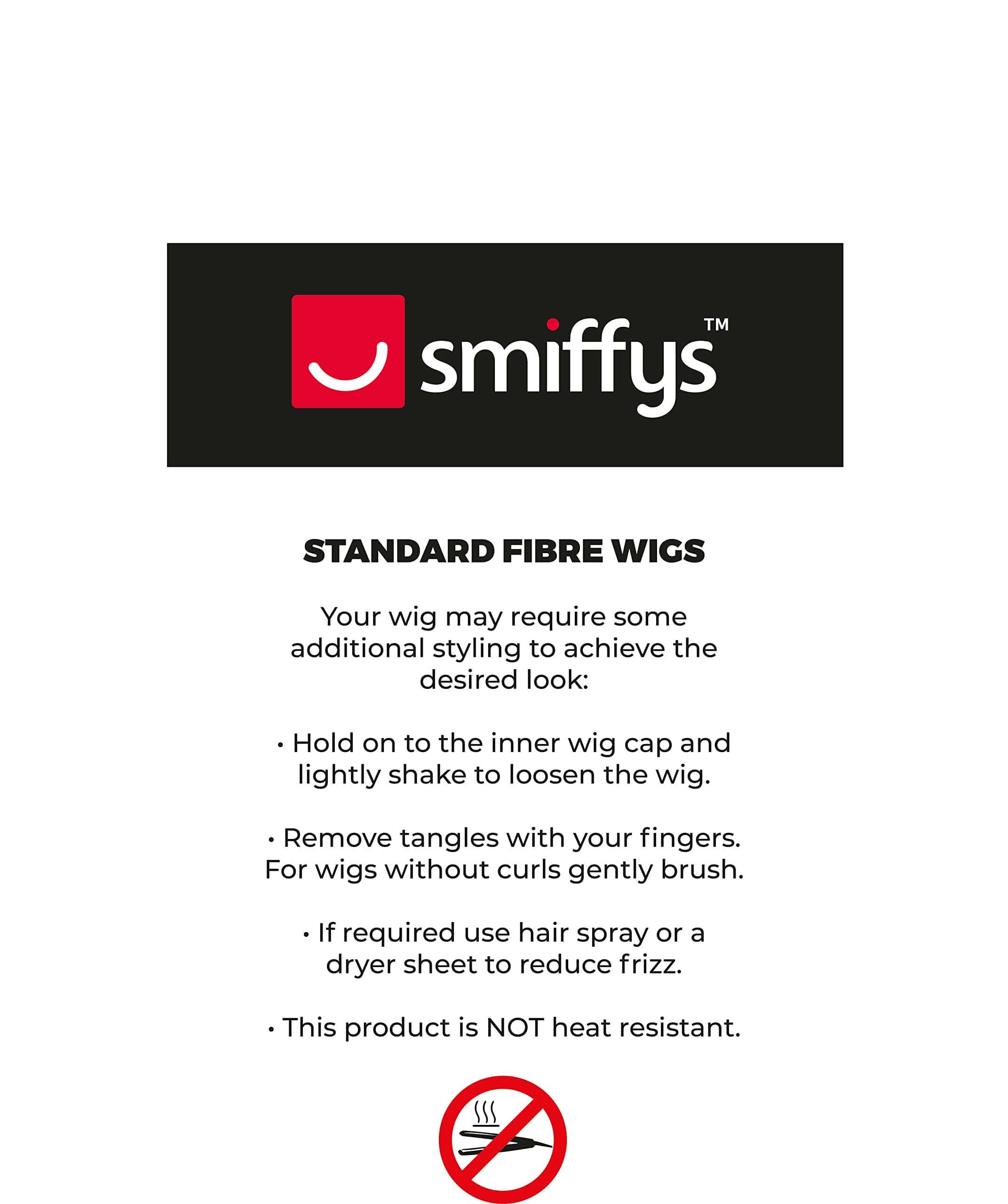 Smiffys 70's Heartthrob Wig - Brown