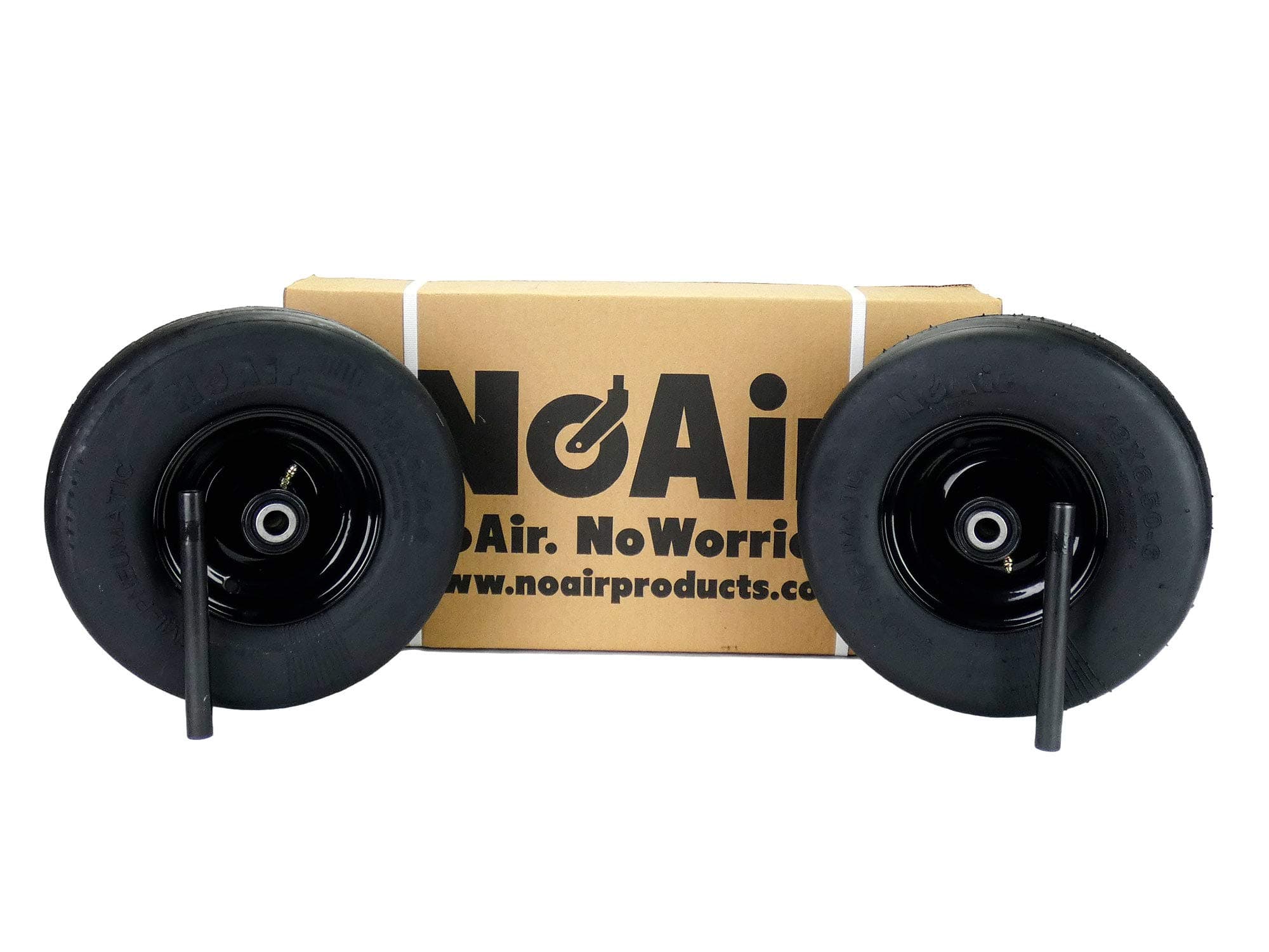 NoAir® (2 Flat Free Tire Assemblies 13x6.50-6 Fits BigDog Diablo Stout Alpha 605065 605035