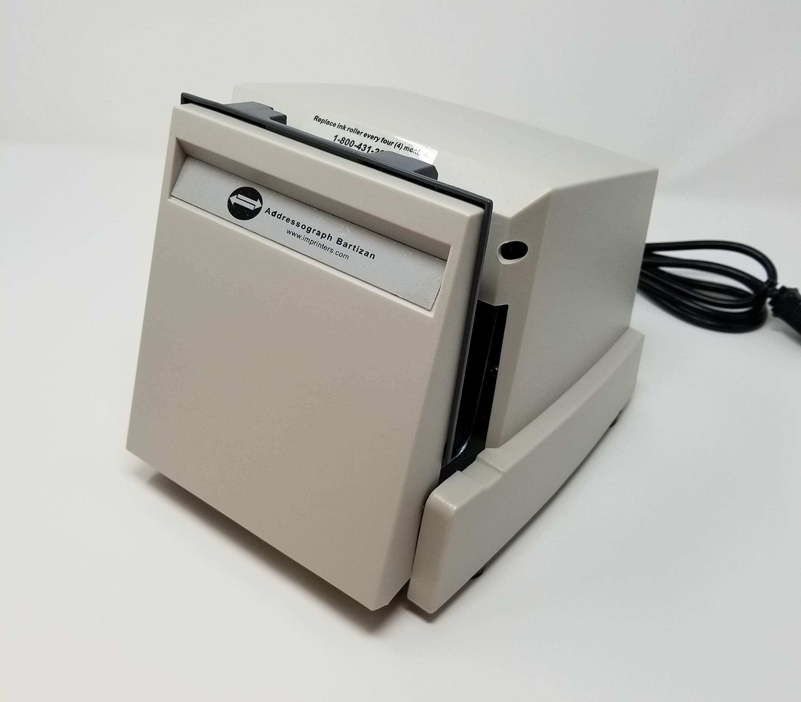 Addressograph Bartizan 840 Electric Credit Card Imprinter (with Name Plate)
