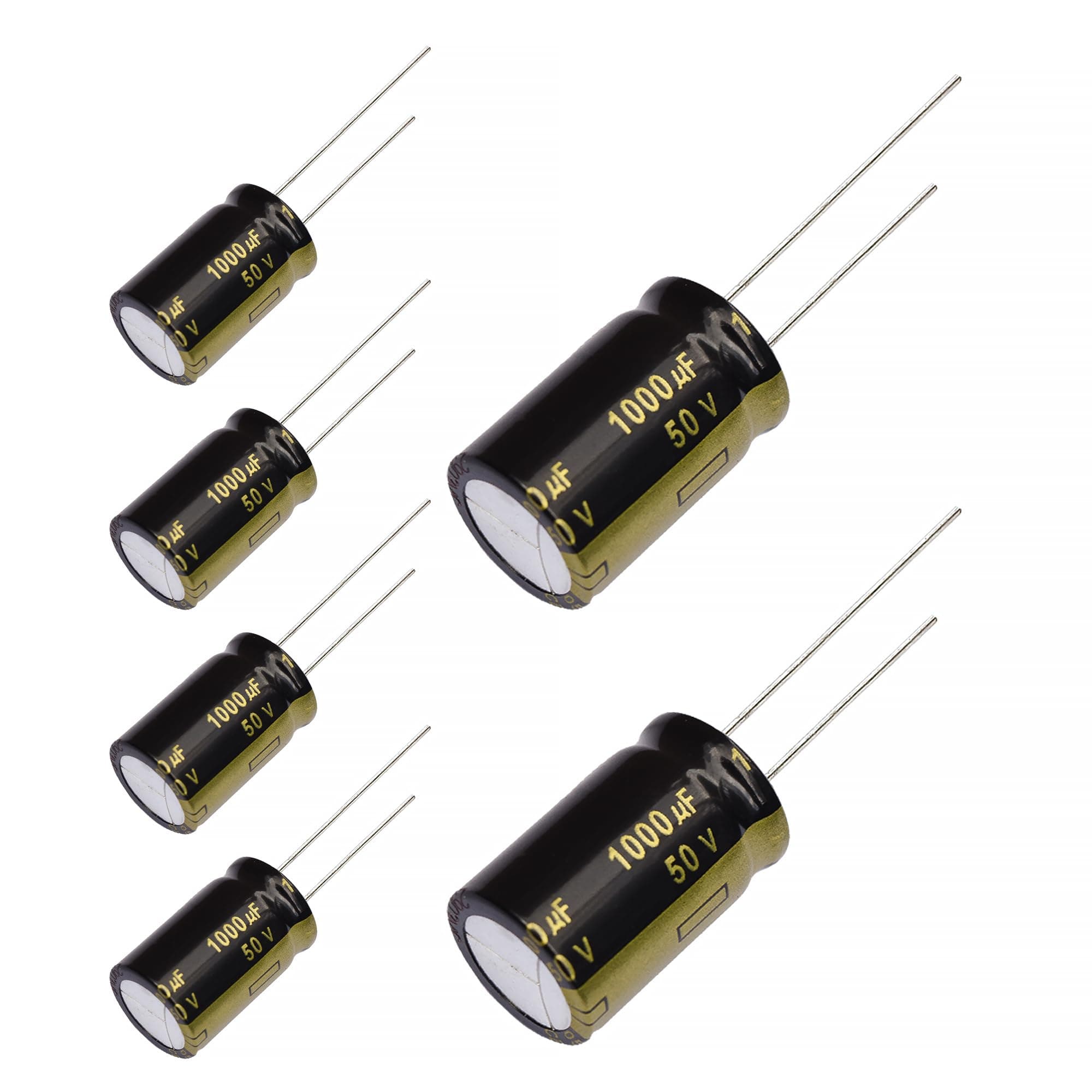 Replacement for 6 pcs Panasonic FM Series Capacitors 50V 1000uf Low Impedance